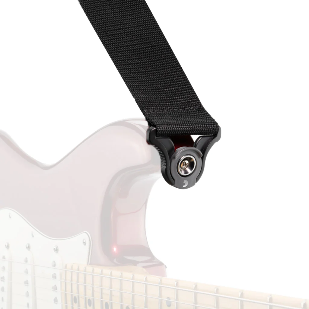 D'Addario 50mm Auto Lock Locking Polypro Guitar Strap, Black - Image 4