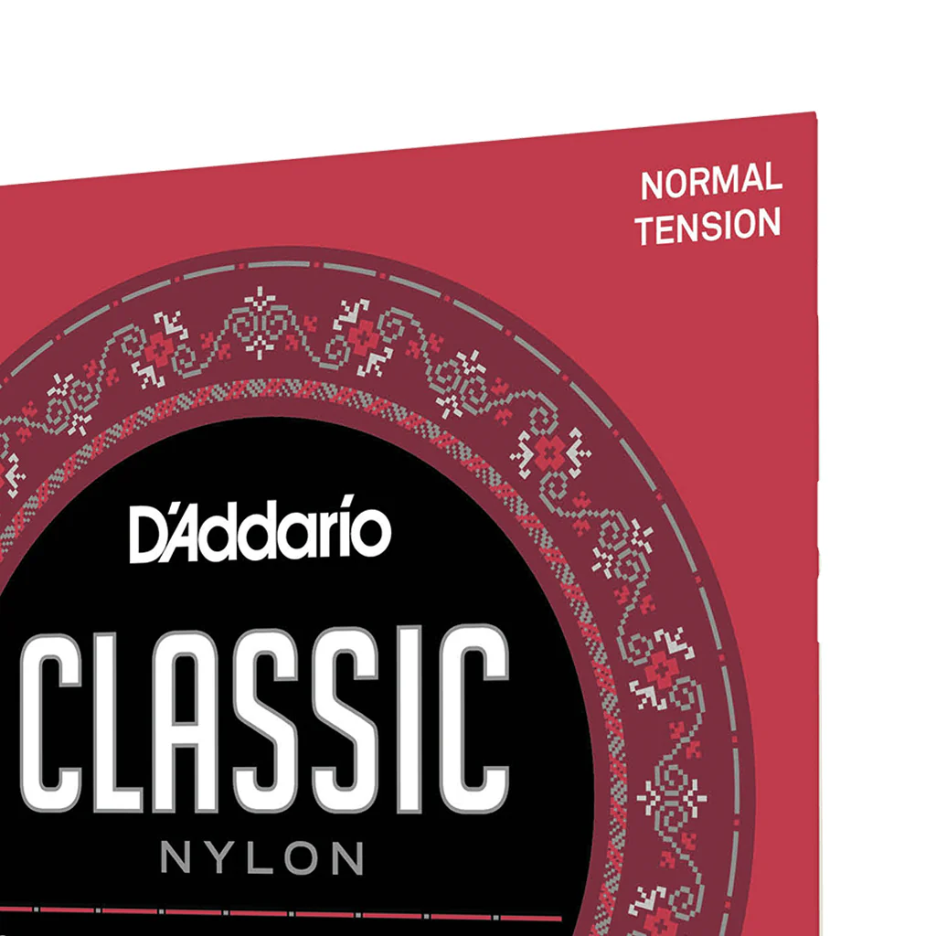 D'Addario EJ27N Student Nylon Classical Guitar Strings, Normal Tension, Clear/Silverplated Wound - Image 4