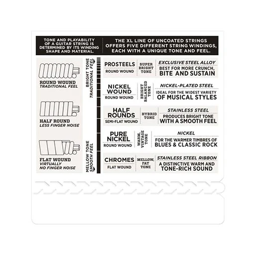 D'Addario EXL115 Nickel Wound Electric Guitar Strings, Medium/Blues-Jazz Rock, 11-49 - Image 4