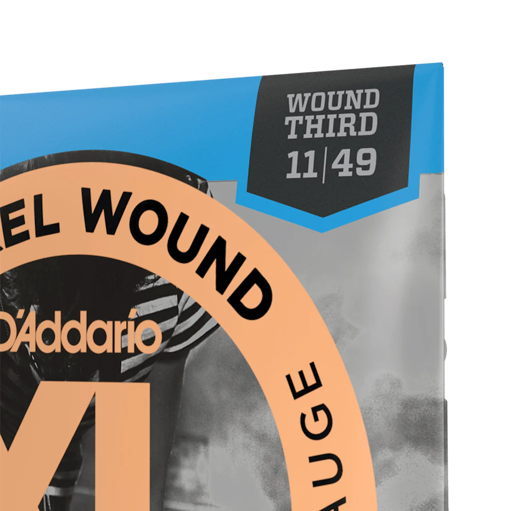 D'Addario EXL115W Nickel Wound Electric Guitar Strings, Medium/ Blues-Jazz Rock, Wound 3rd, 11-49 - Image 4