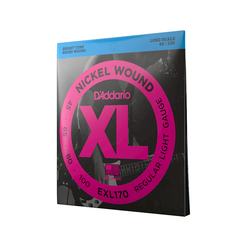 D'Addario EXL170 Nickel Wound Bass Guitar Strings, Light, 45-100, Long Scale - Image 2