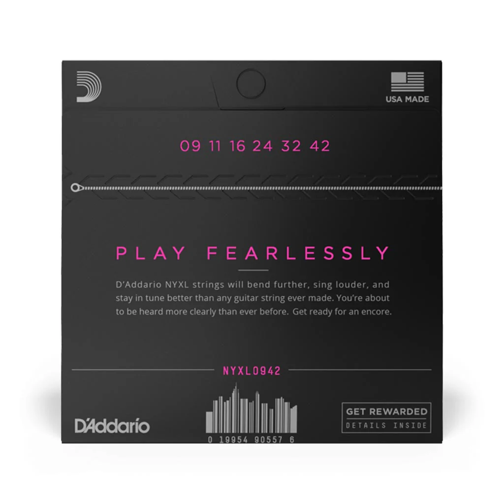 D'Addario NYXL0942 Nickel Wound Electric Guitar Strings, 09-42 - Image 3
