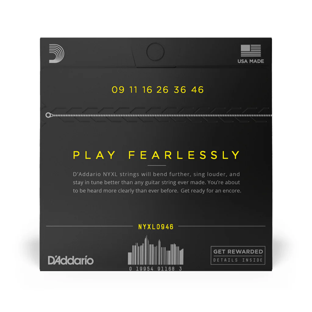 D'Addario NYXL0946 Nickel Wound Electric Guitar Strings, 09-46 - Image 3