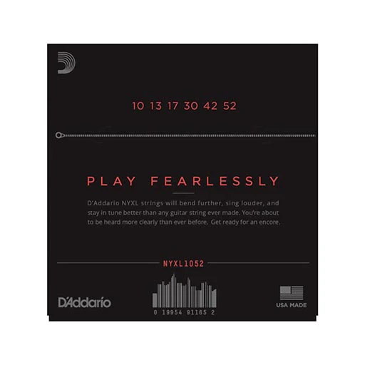 D'Addario NYXL1052 Nickel Wound Electric Guitar Strings, 10-52 - Image 2