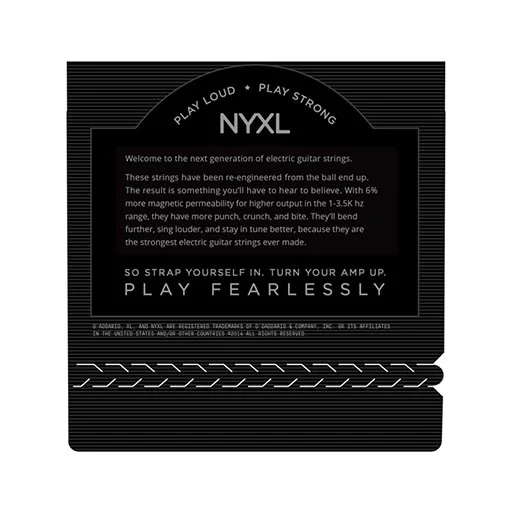 D'Addario NYXL1052 Nickel Wound Electric Guitar Strings, 10-52 - Image 4