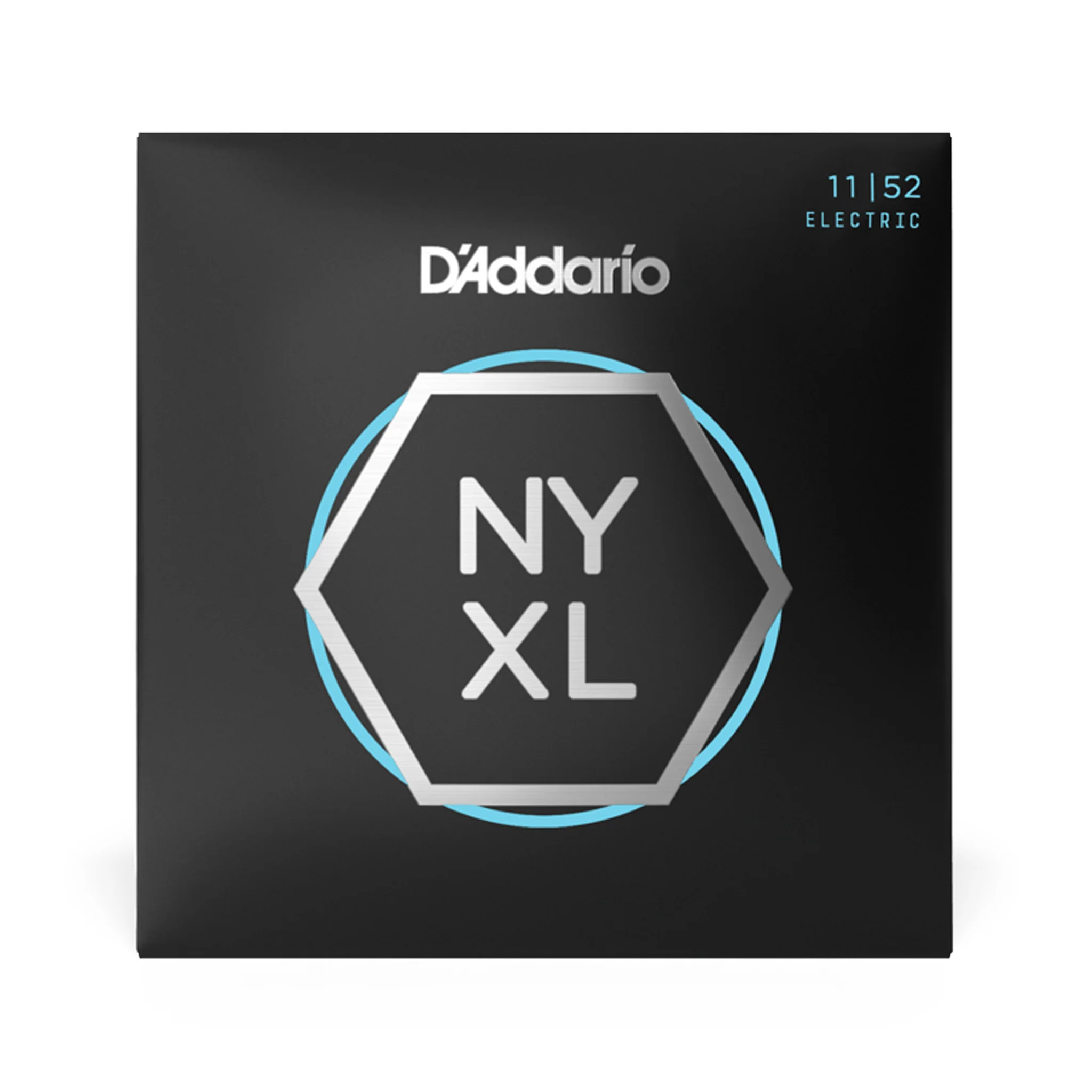 D'Addario NYXL1152 NYXL Nickel Wound Electric Guitar Strings, Medium Top/Heavy Bottom, 11-52