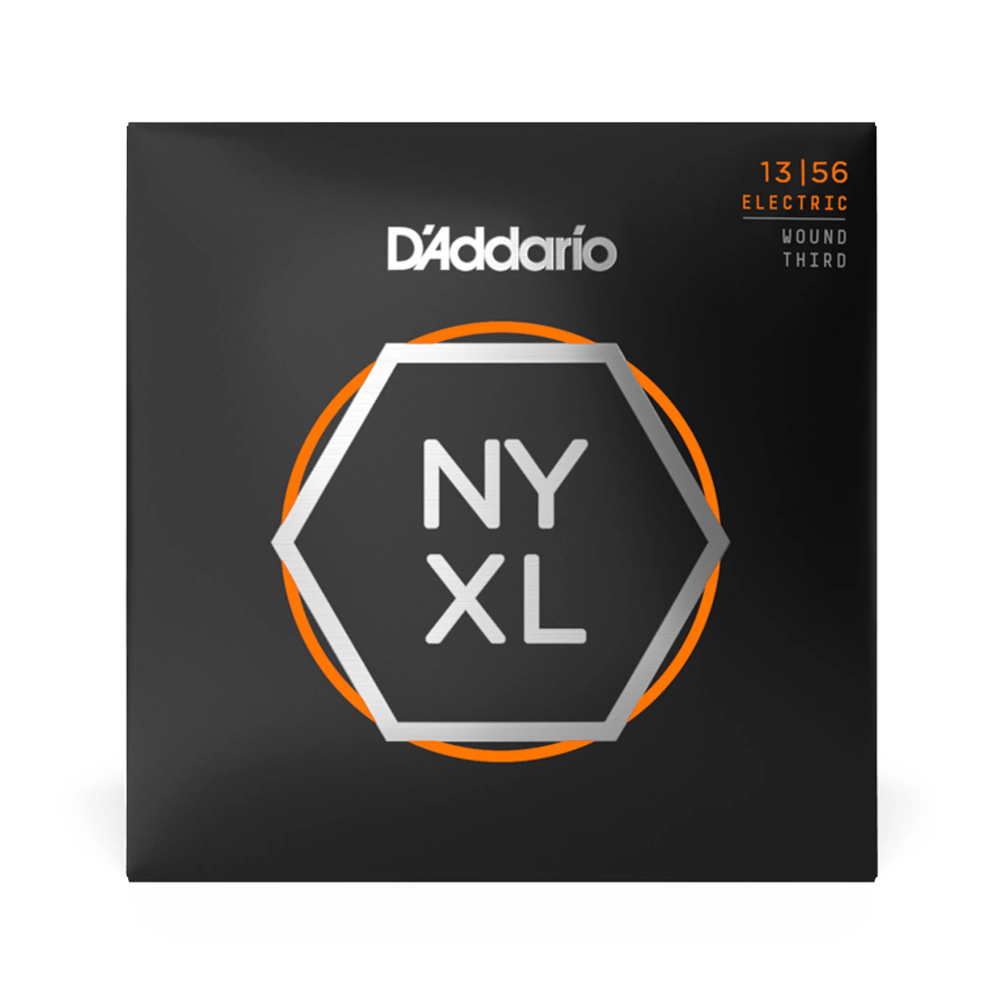D'Addario NYXL1356W NYXL Nickel Wound Electric Guitar Strings, Medium Wound 3rd, 13-56