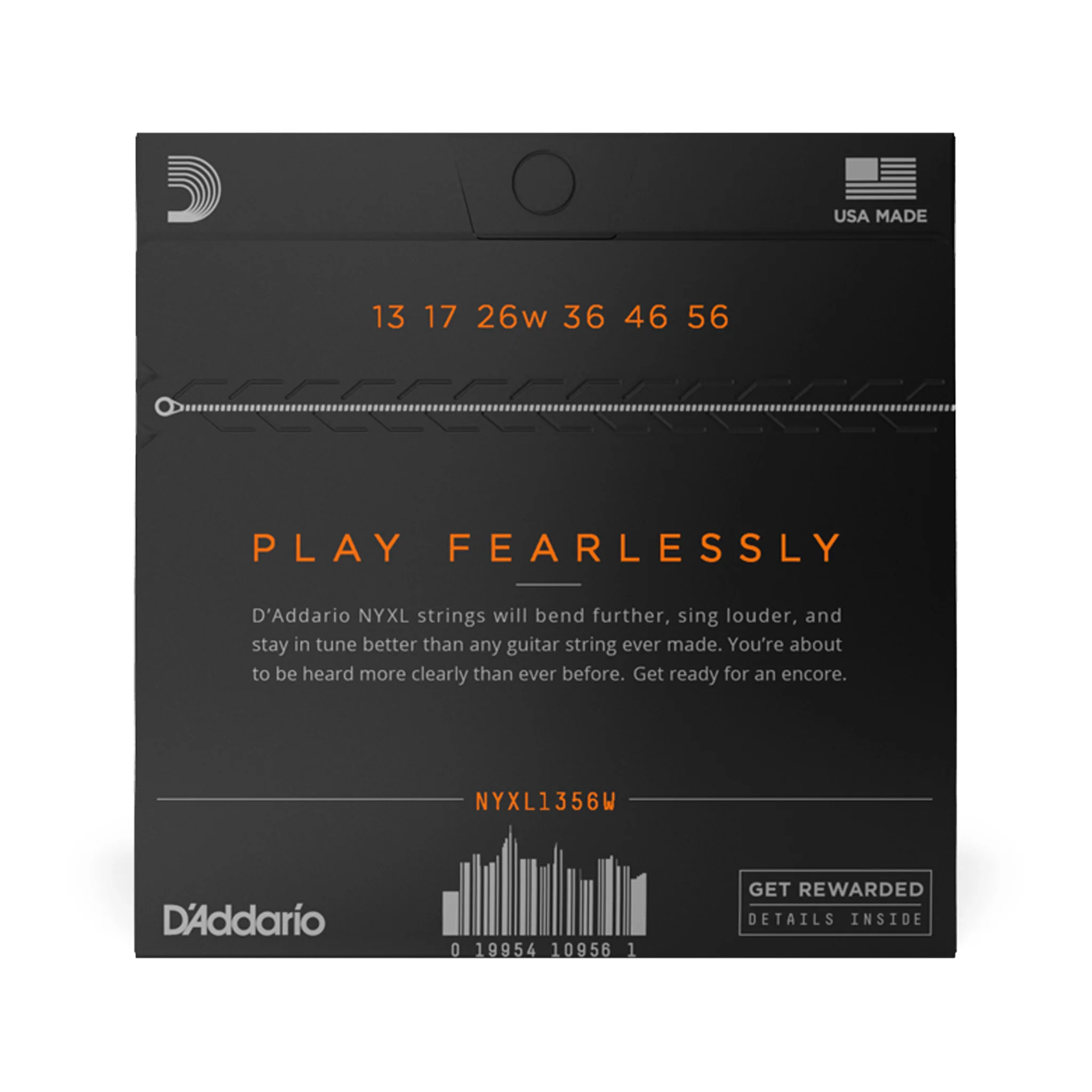 D'Addario NYXL1356W NYXL Nickel Wound Electric Guitar Strings, Medium Wound 3rd, 13-56 - Image 3