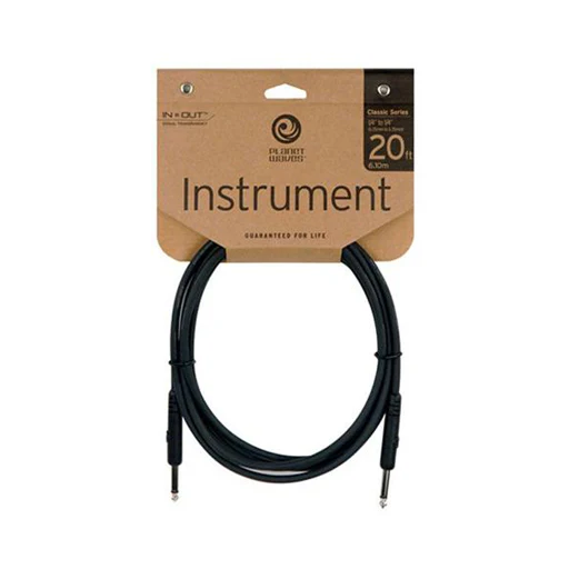 D'Addario PW-CGT-20 20ft Classic Series Instrument Cable, Straight - Image 2