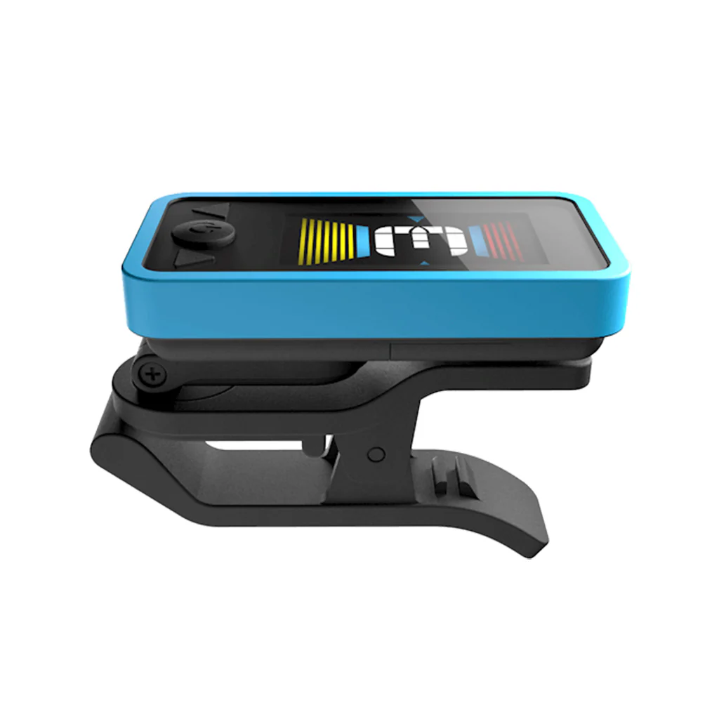D'Addario PW-CT-17BU Eclipse Headstock Tuner, Blue - Image 2