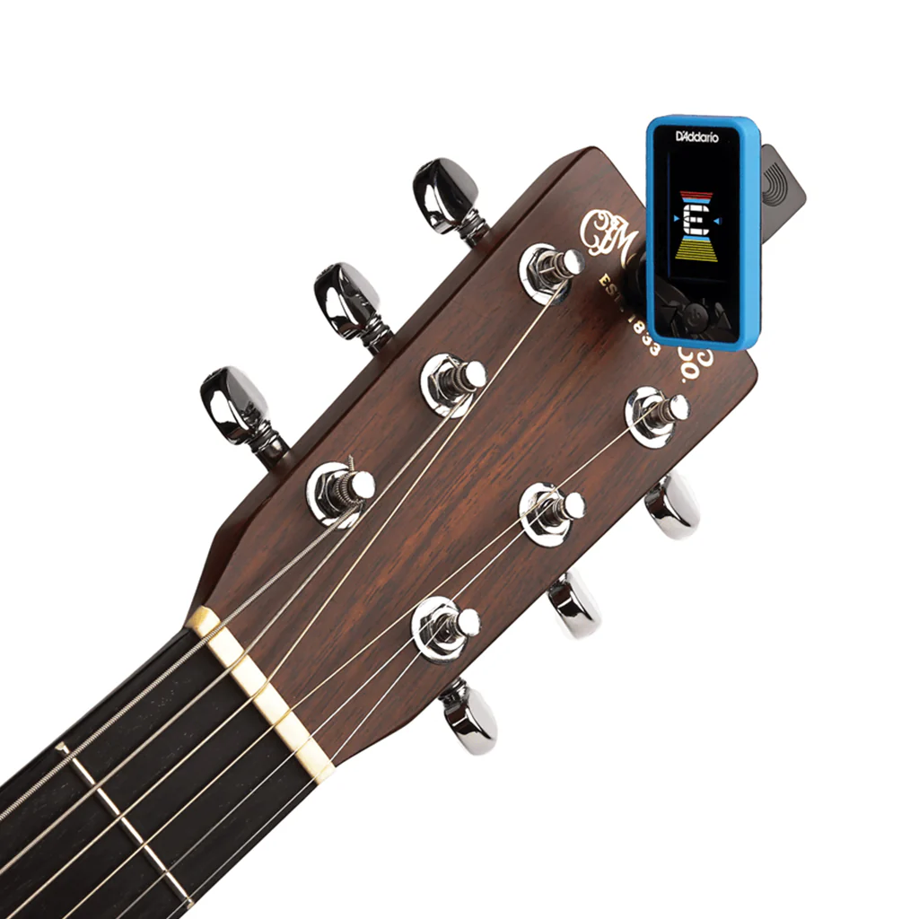 D'Addario PW-CT-17BU Eclipse Headstock Tuner, Blue - Image 5