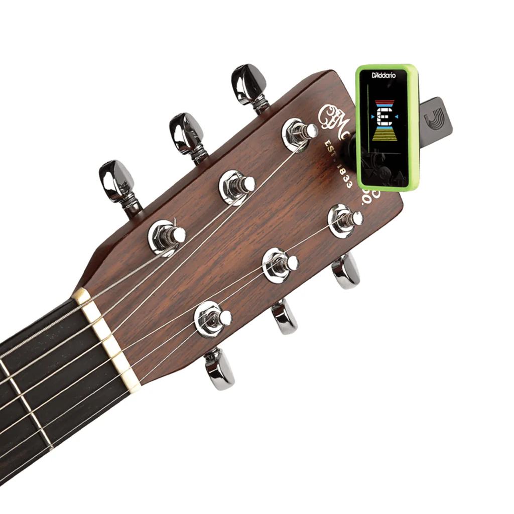 D'Addario PW-CT-17GN Eclipse Headstock Tuner, Green - Image 5