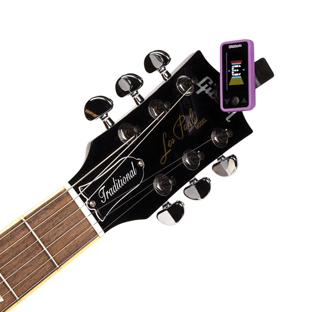 D'Addario PW-CT-17PR Eclipse Headstock Tuner, Purple - Image 3