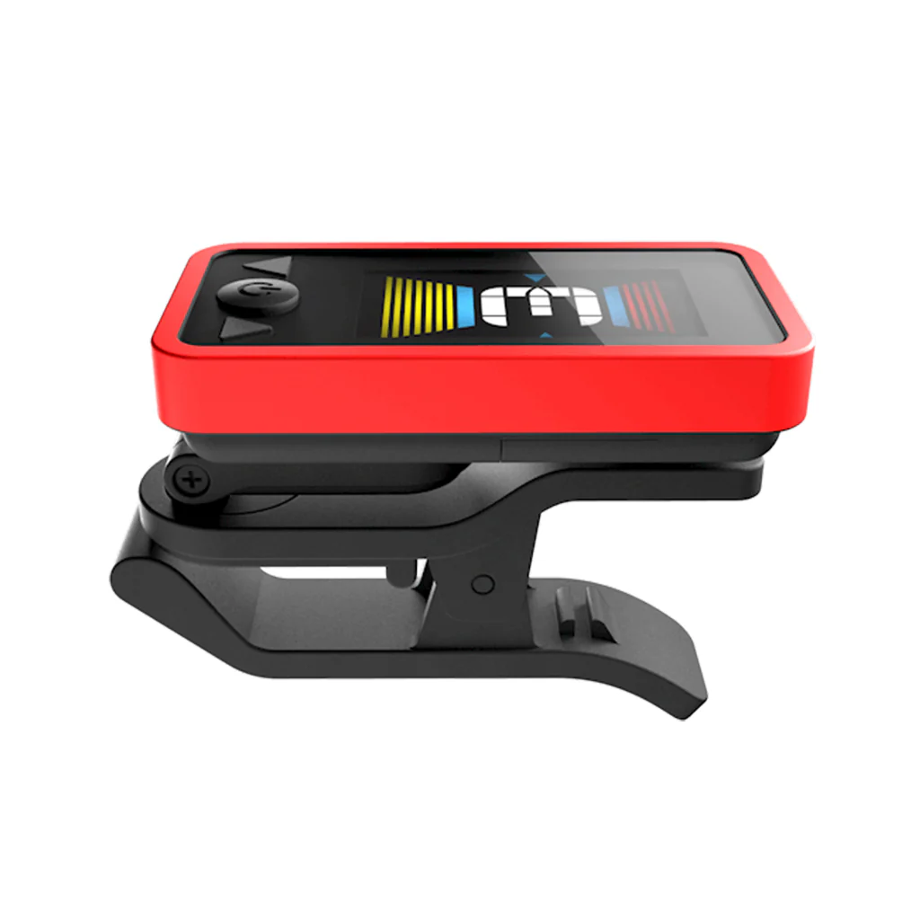 D'Addario PW-CT-17RD Eclipse Headstock Tuner, Red - Image 2