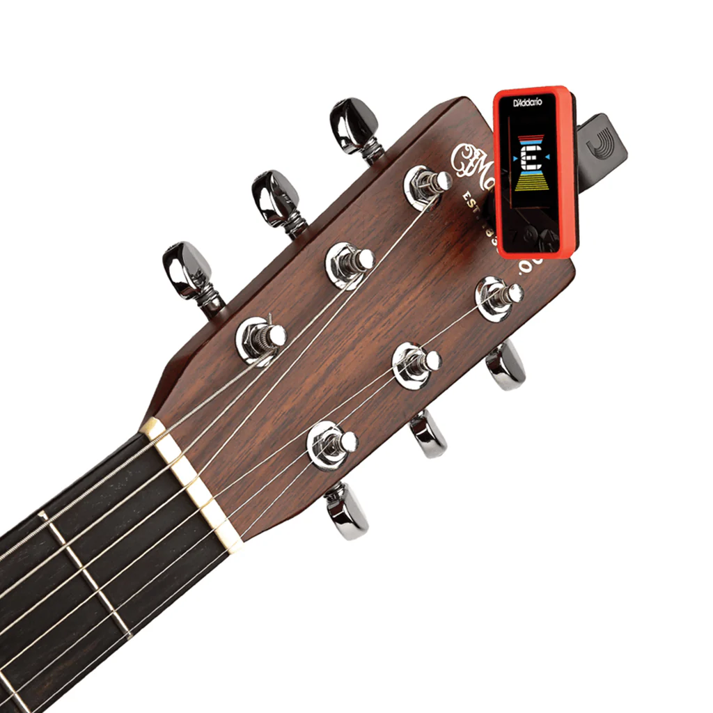 D'Addario PW-CT-17RD Eclipse Headstock Tuner, Red - Image 5