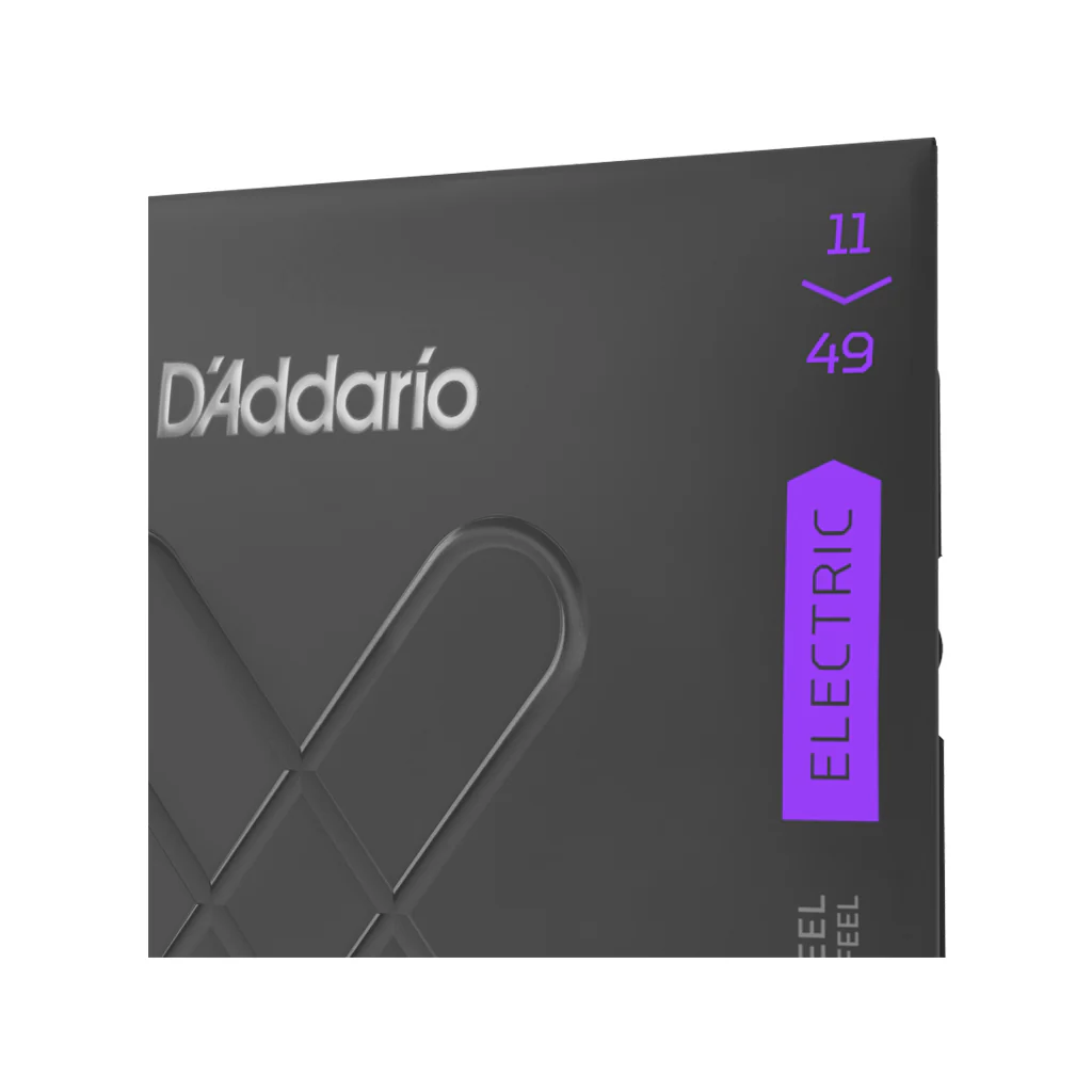 D'Addario XTE1149 XT Nickel Plated Steel Electric Guitar Strings, Medium, 11-49 - Image 4