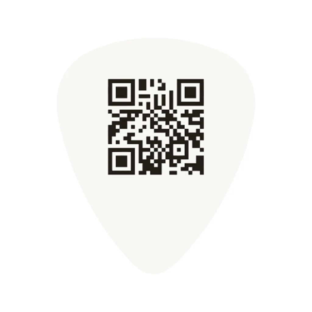 Dawsons Delrin 1.14mm Pick, White - Image 2