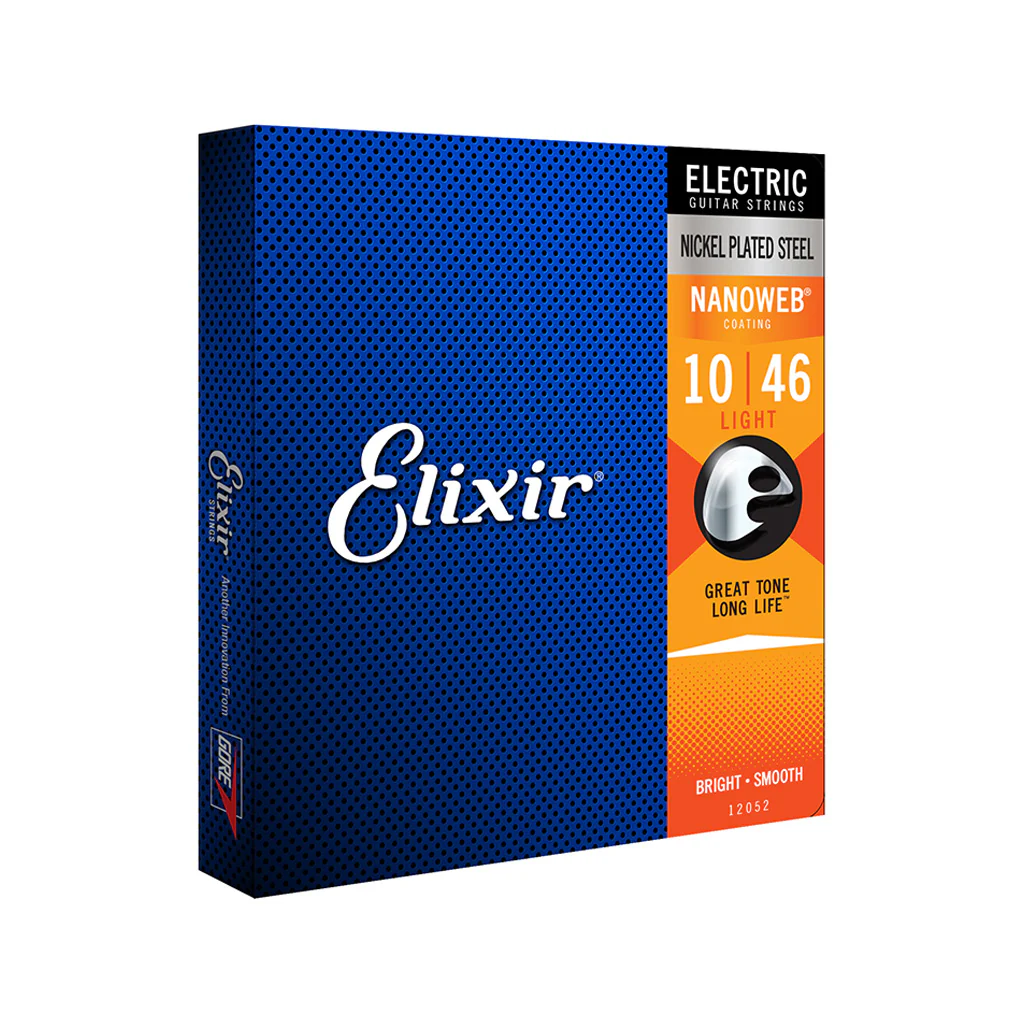 Elixir 12052 Nanoweb Electric Guitar Strings, Light, 10-46 - Image 3