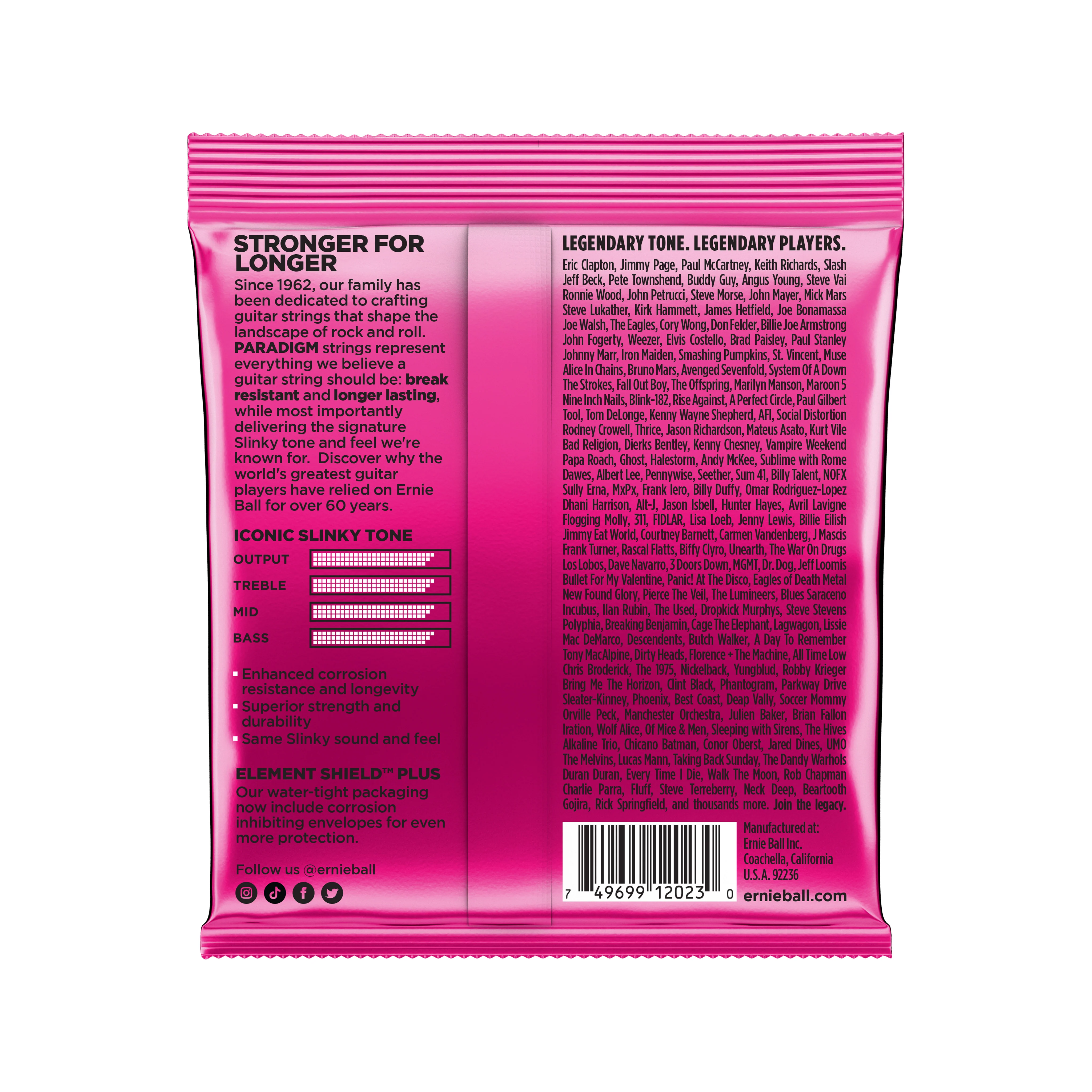 Ernie Ball Paradigm Super Slinky Electric Guitar Strings, 9-42 - Image 2