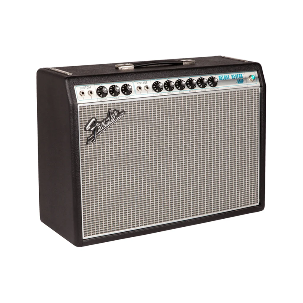 Fender 68 Custom Deluxe Reverb Tube Guitar Combo Amplifier, 230V UK - Image 2