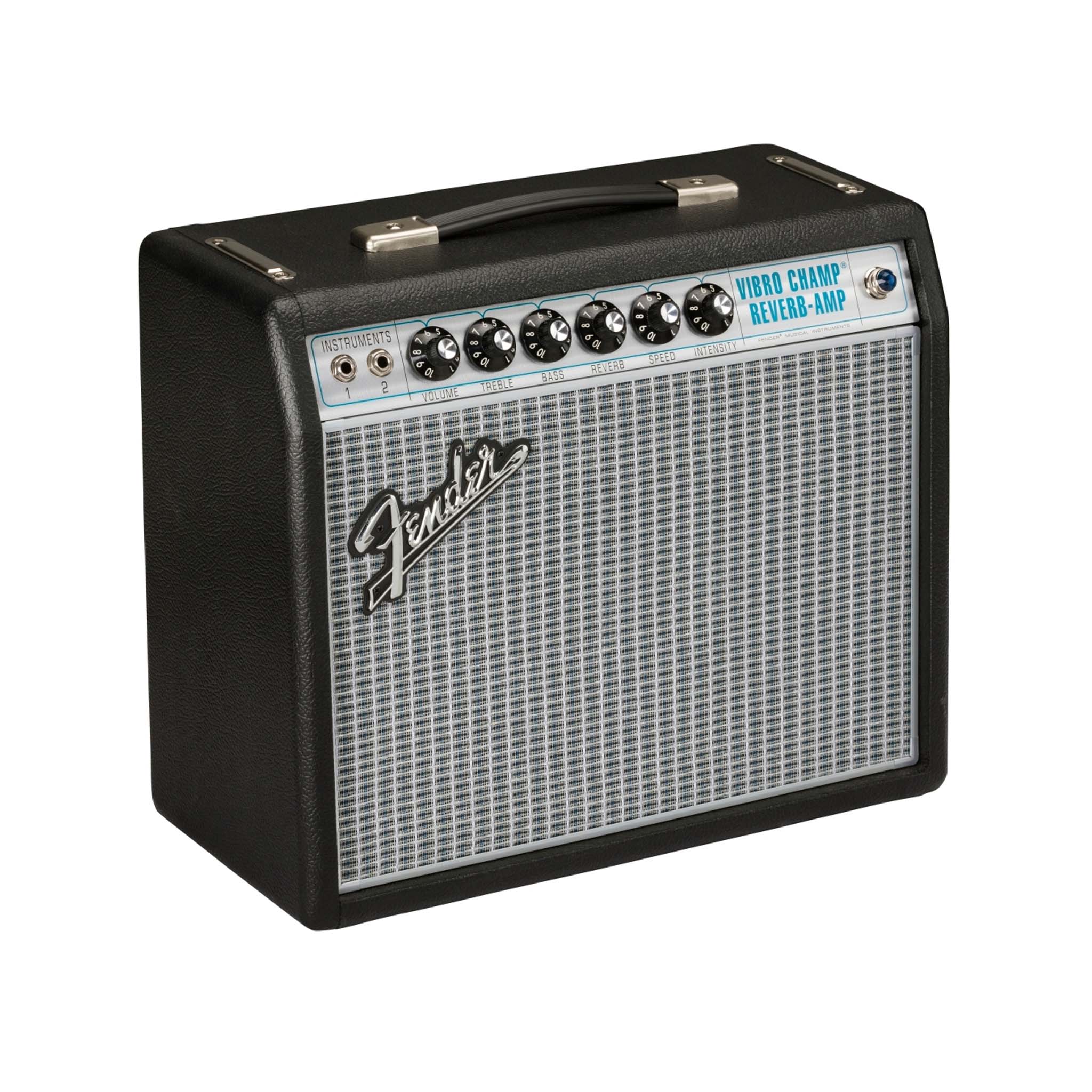Fender 68 Custom Vibro Champ Reverb Guitar Combo Amplifier, 230V UK - Image 2