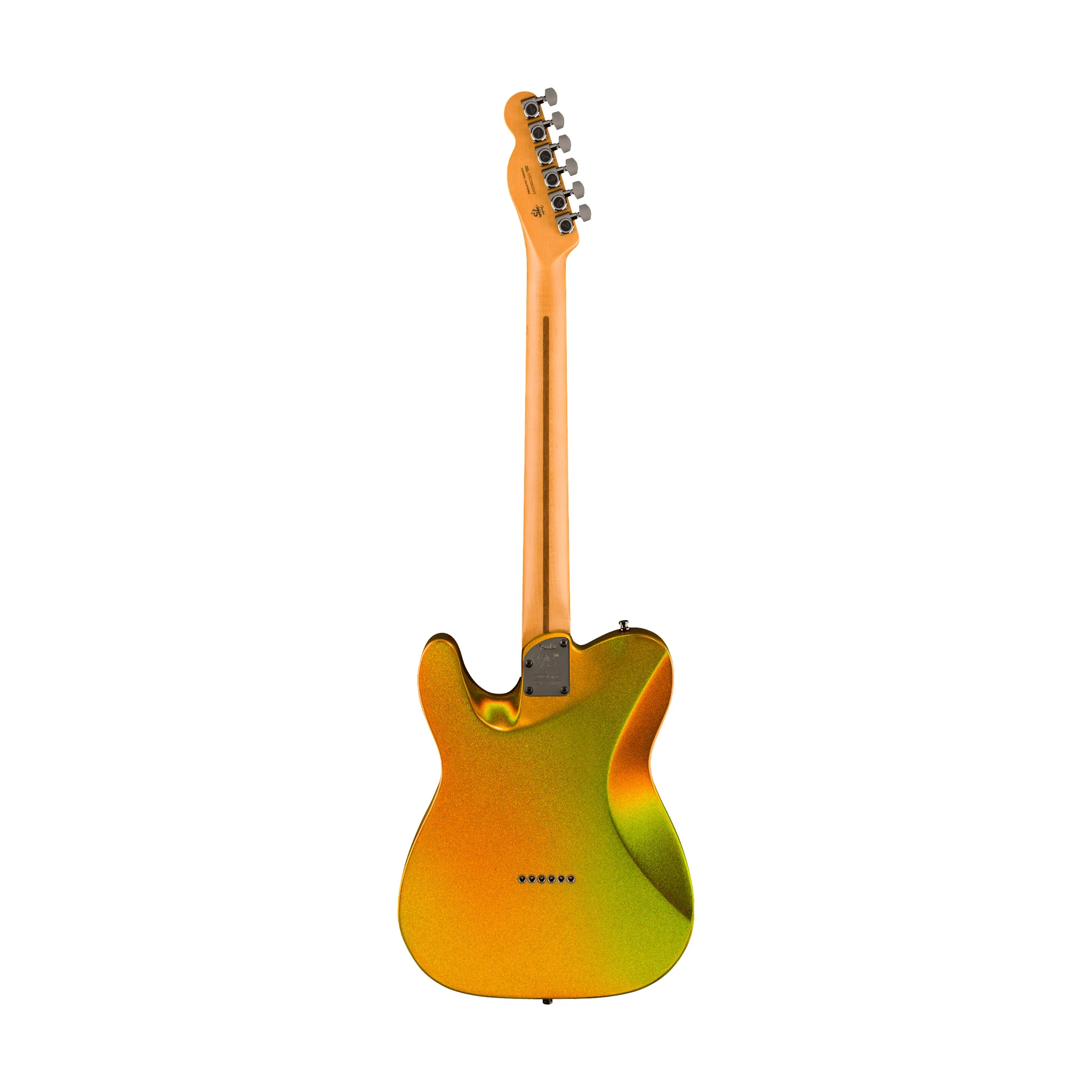Fender 75th Anniversary American Ultra II Telecaster Electric Guitar, Ebony FB, Liquid Gold - Image 2