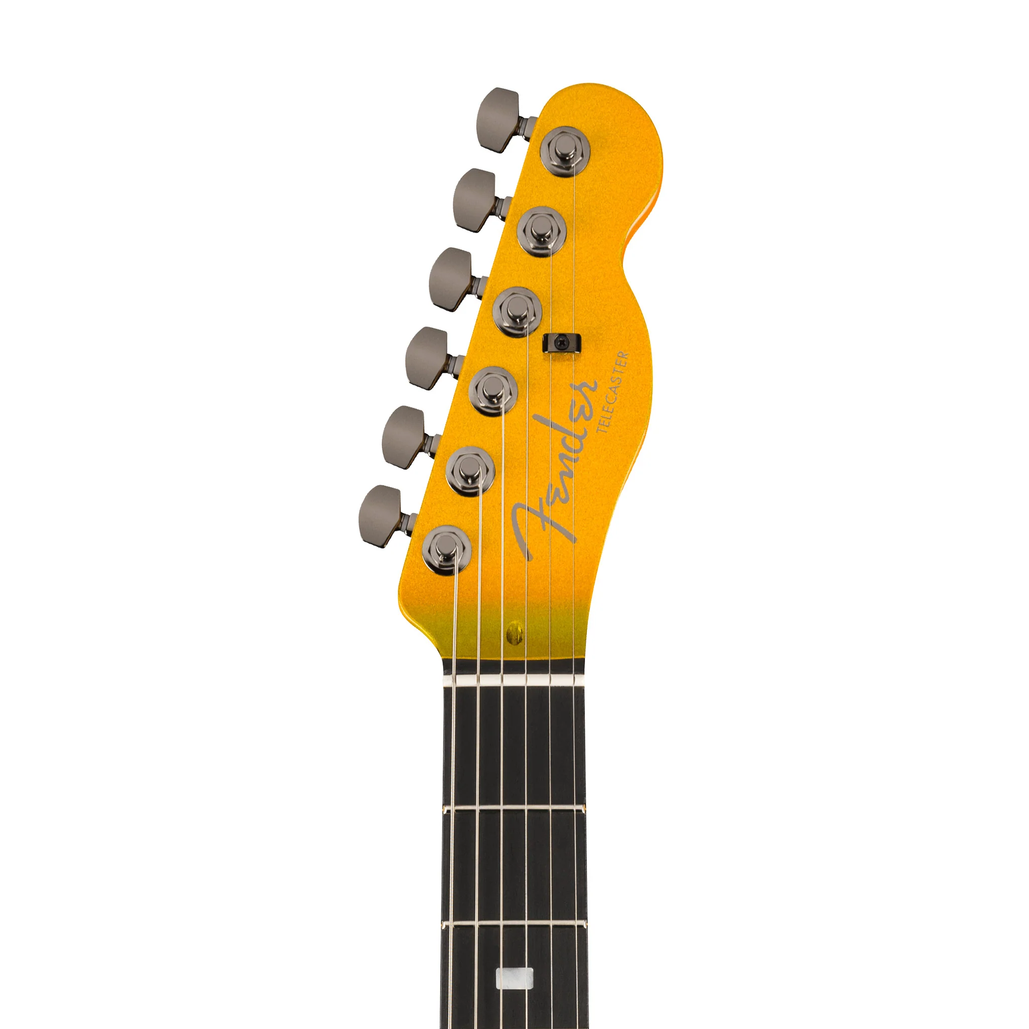 Fender 75th Anniversary American Ultra II Telecaster Electric Guitar, Ebony FB, Liquid Gold - Image 6