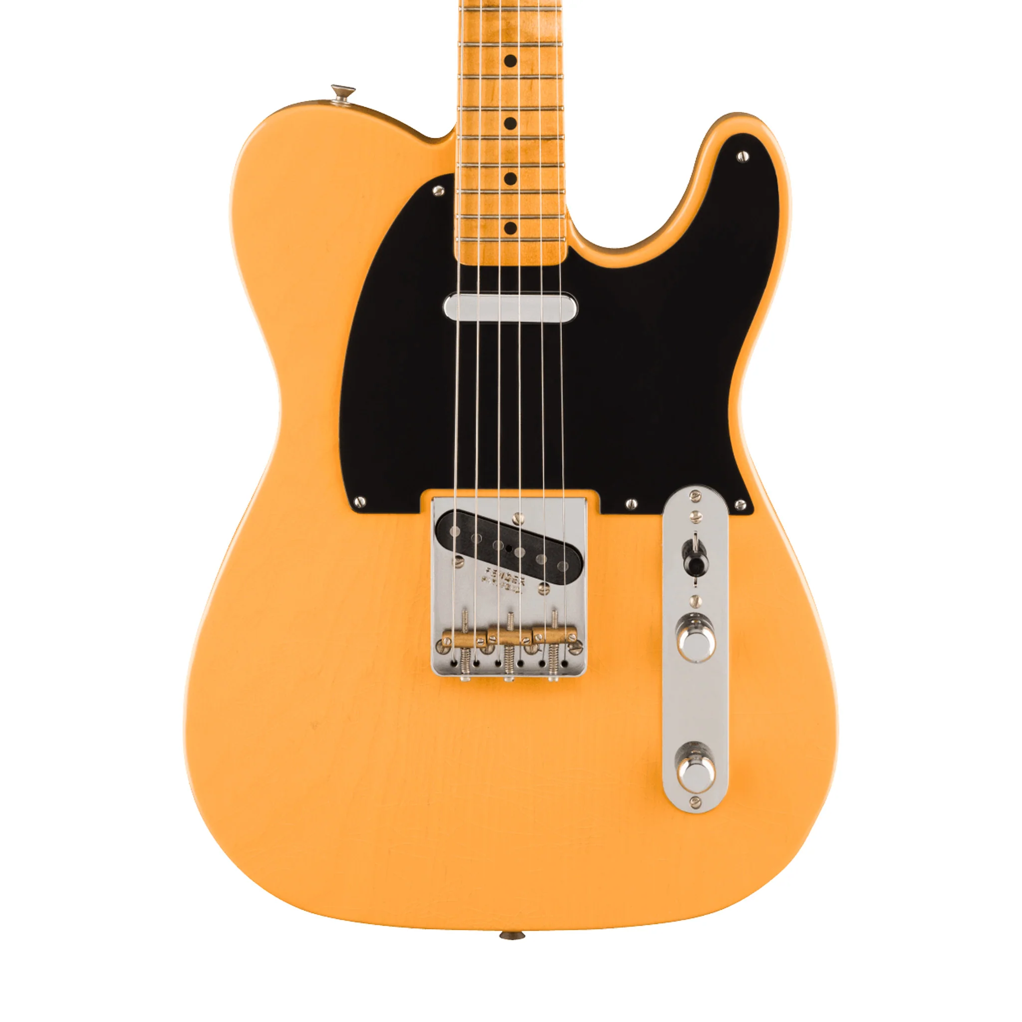 Fender 75th Anniversary Roadworn 1951 Telecaster Electric Guitar, Maple FB, Butterscotch Blonde - Image 3