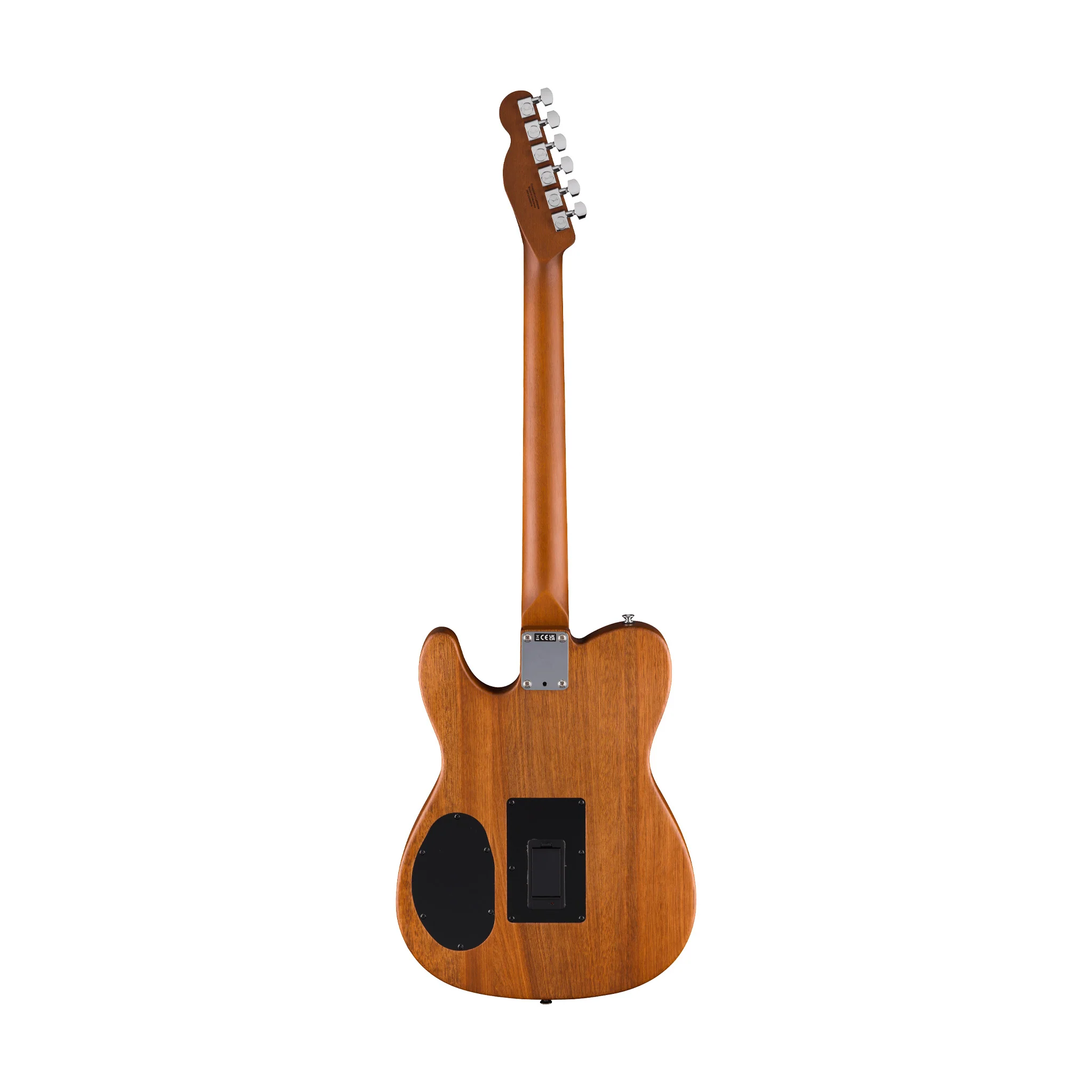 Fender Acoustasonic Standard Telecaster Electric Guitar, RW FB, Aged Natural - Image 2