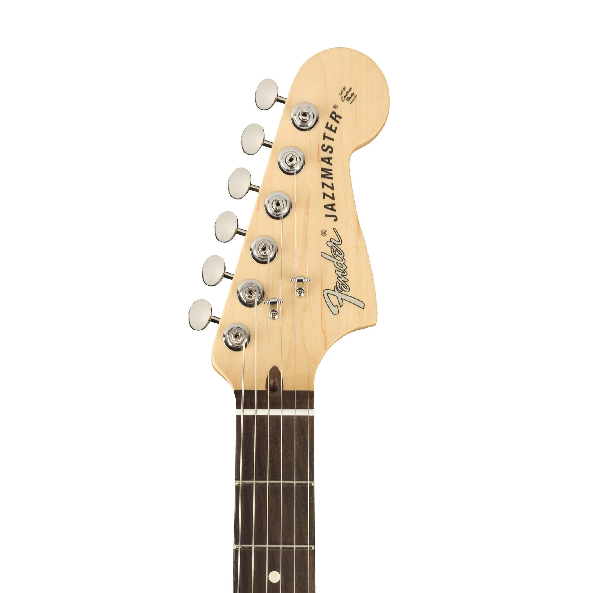 Fender American Performer Jazzmaster Electric Guitar RW FB, Satin Lake Placid Blue - Image 4