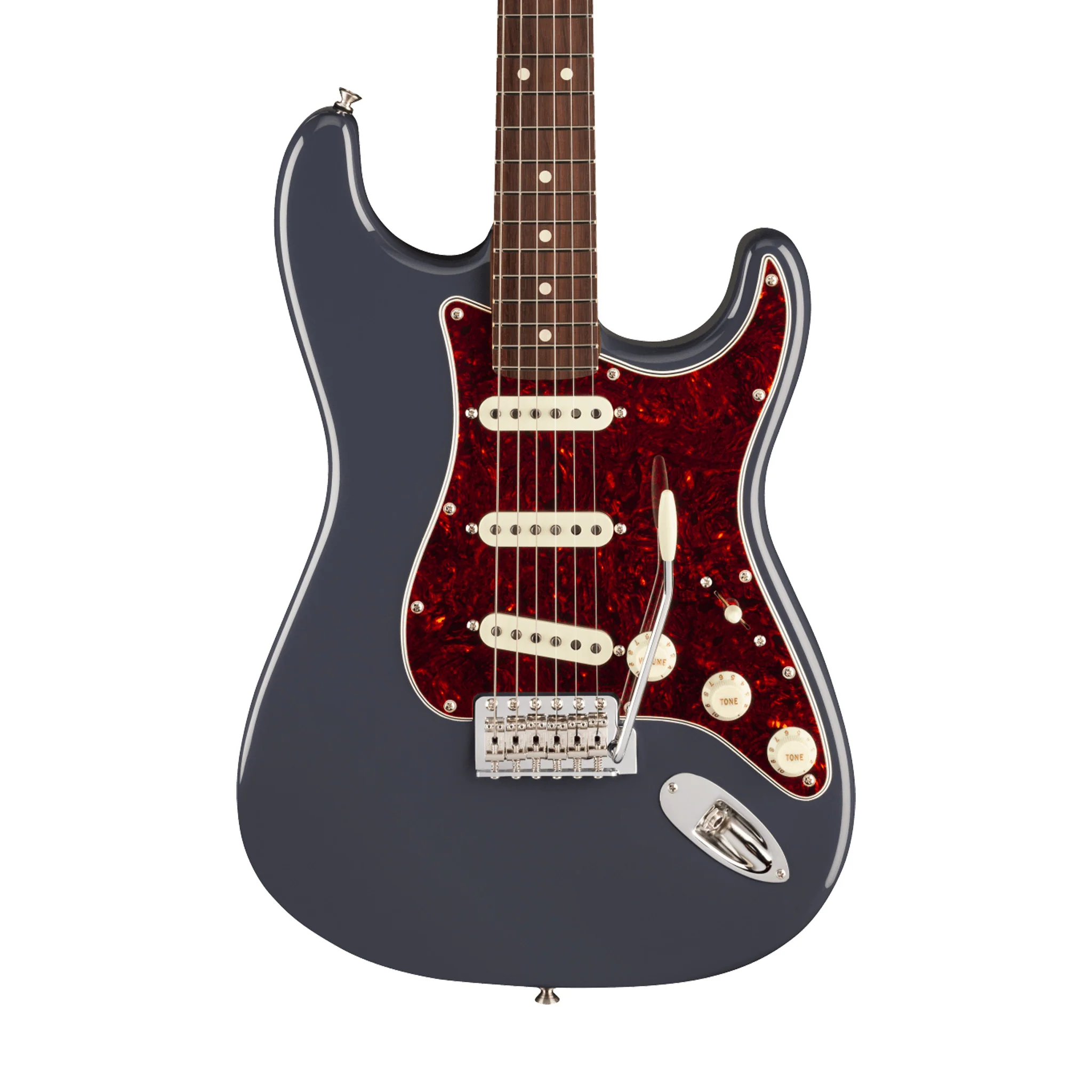 Fender American Professional Classic Stratocaster Electric Guitar, RW FB, Faded Black - Image 3