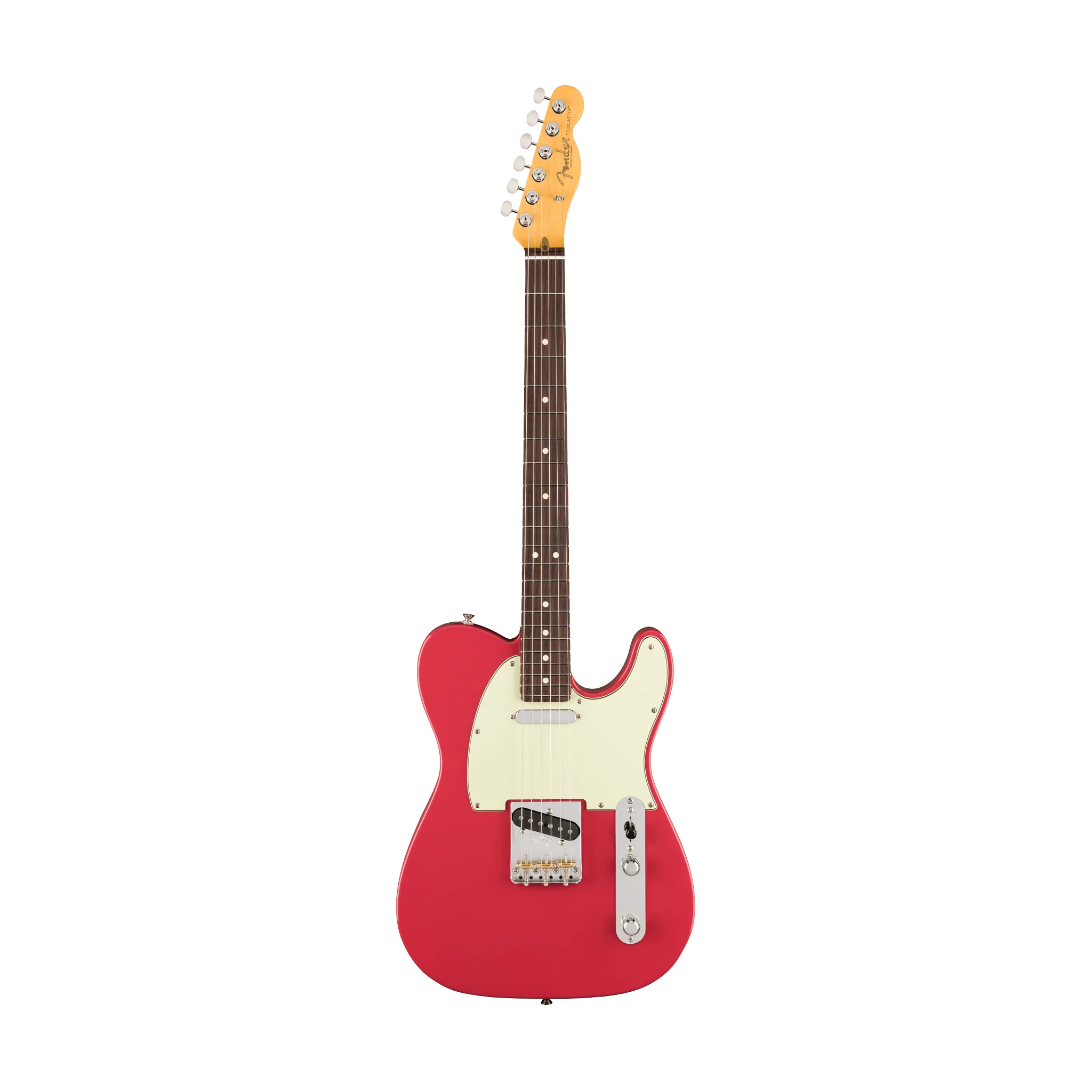 Fender American Professional Classic Telecaster Electric Guitar, RW FB, Faded Dakota Red