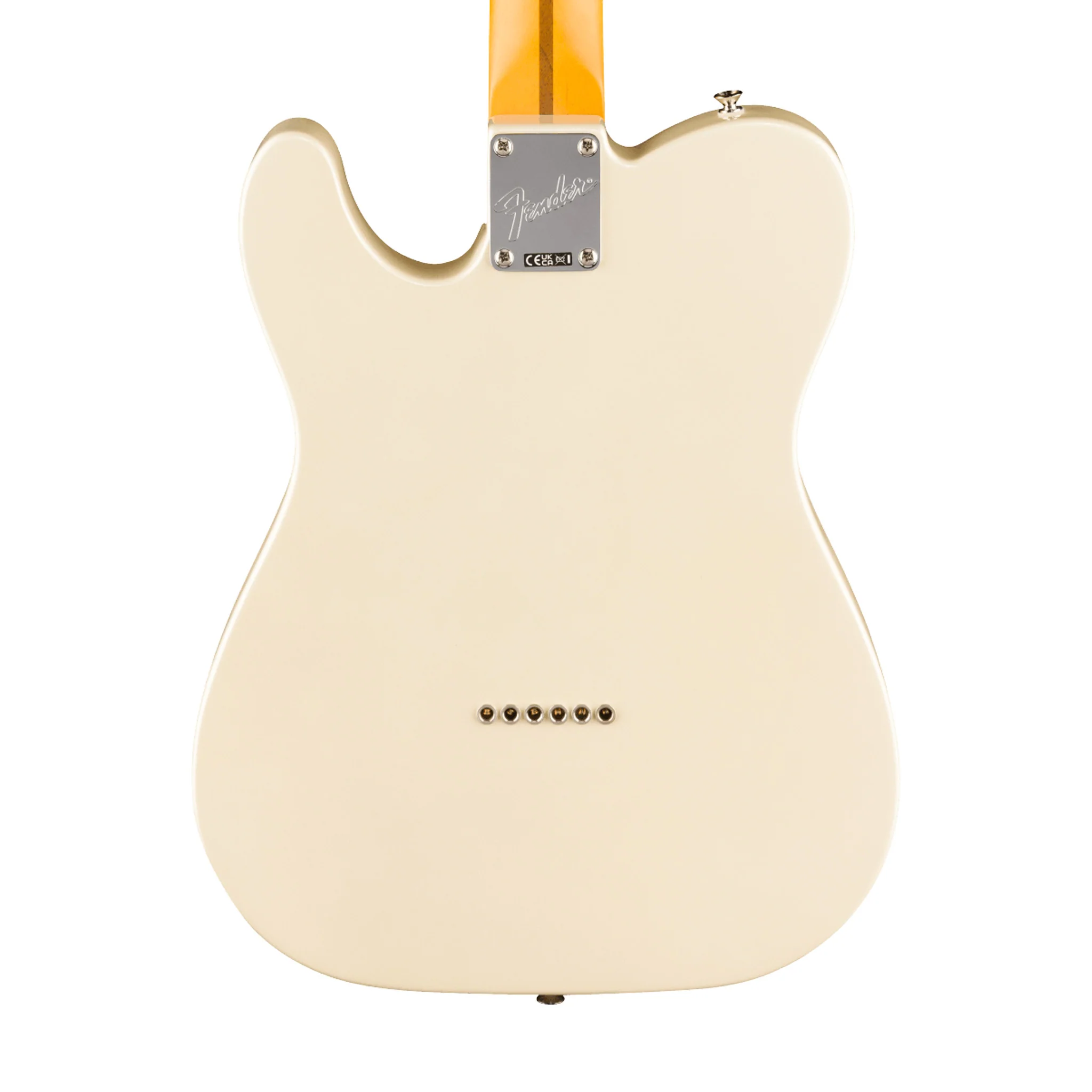 Fender American Professional Classic Telecaster Electric Guitar, RW FB, Olympic Pearl - Image 4