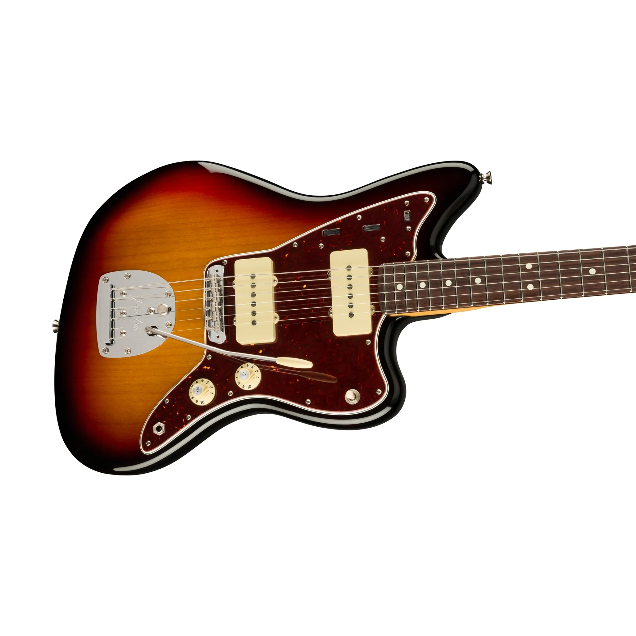 Fender American Professional II Jazzmaster Electric Guitar, RW FB, 3-Tone Sunburst - Image 3