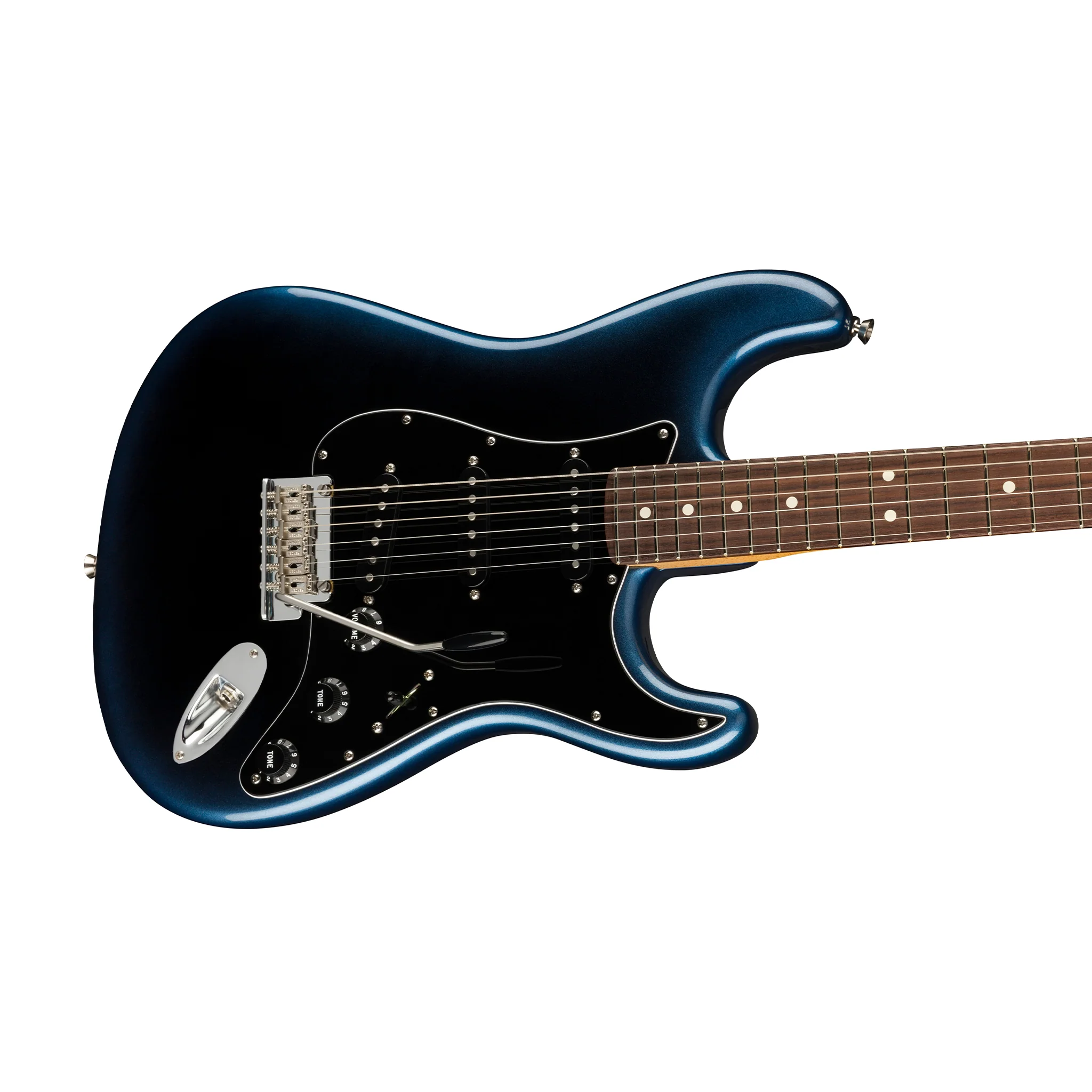 Fender American Professional II Stratocaster Electric Guitar, RW FB, Dark Night - Image 3