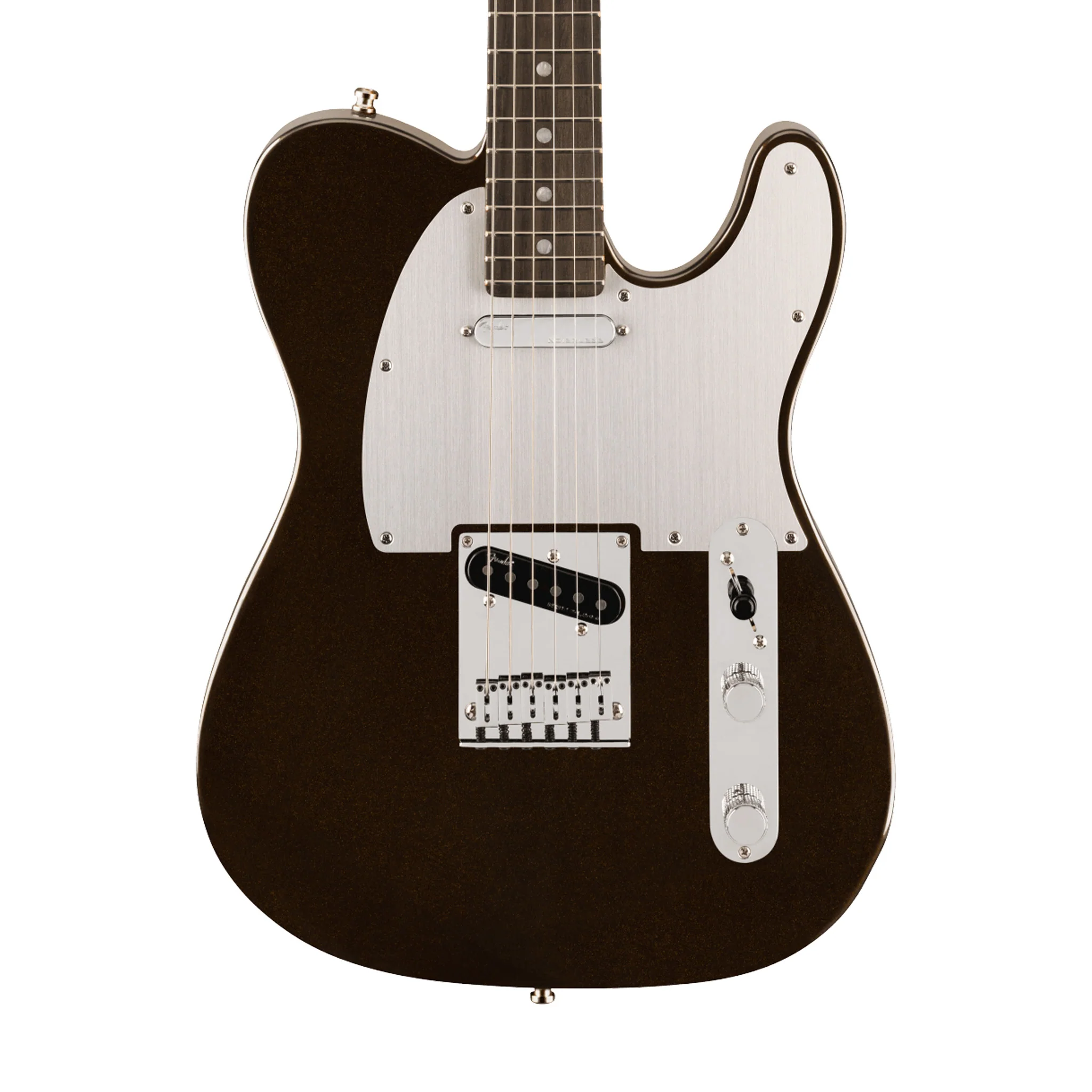 Fender American Ultra II Telecaster Electric Guitar, Ebony FB, Texas Tea - Image 3