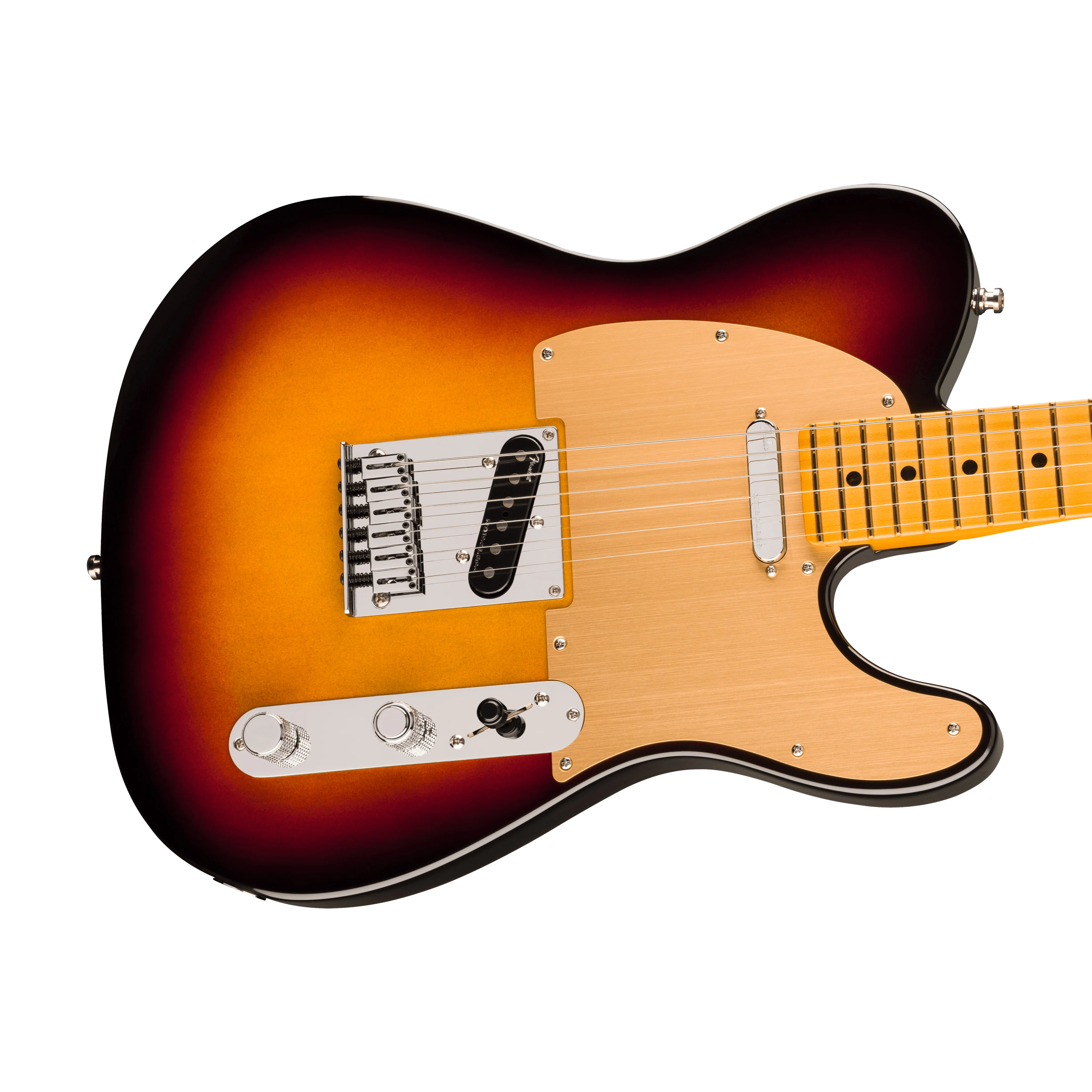 Fender American Ultra II Telecaster Electric Guitar, Maple FB, Ultraburst - Image 3