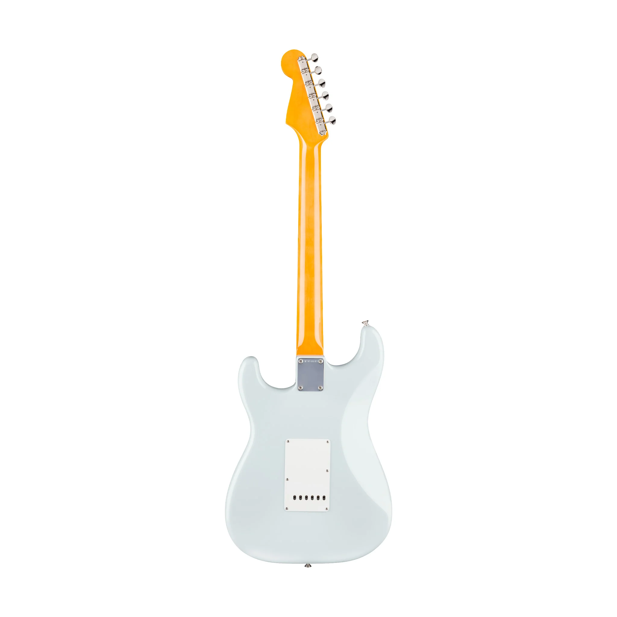 Fender American Vintage 65 Stratocaster Electric Guitar, Round-Lam RW FB, Sonic Blue - Image 2