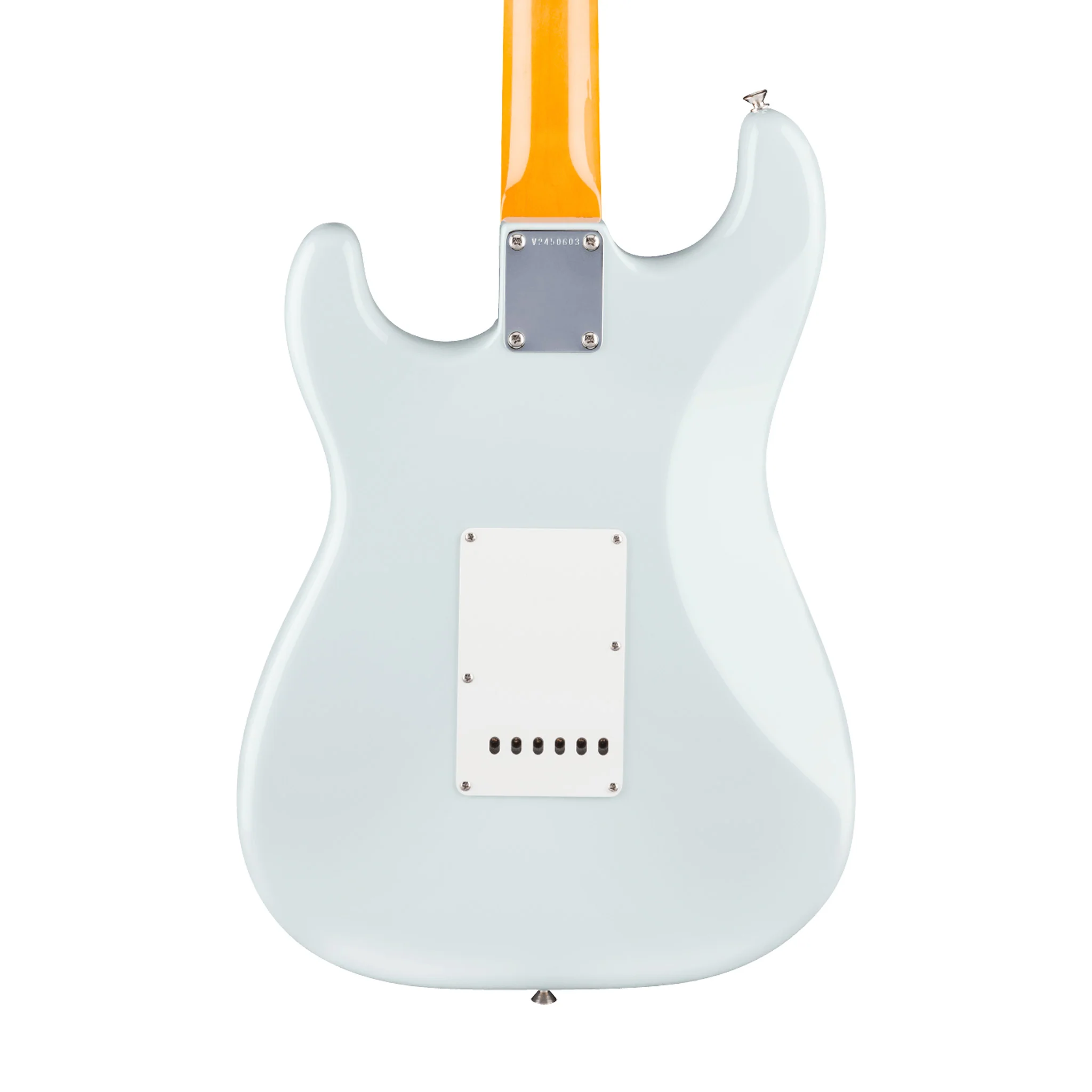 Fender American Vintage 65 Stratocaster Electric Guitar, Round-Lam RW FB, Sonic Blue - Image 4