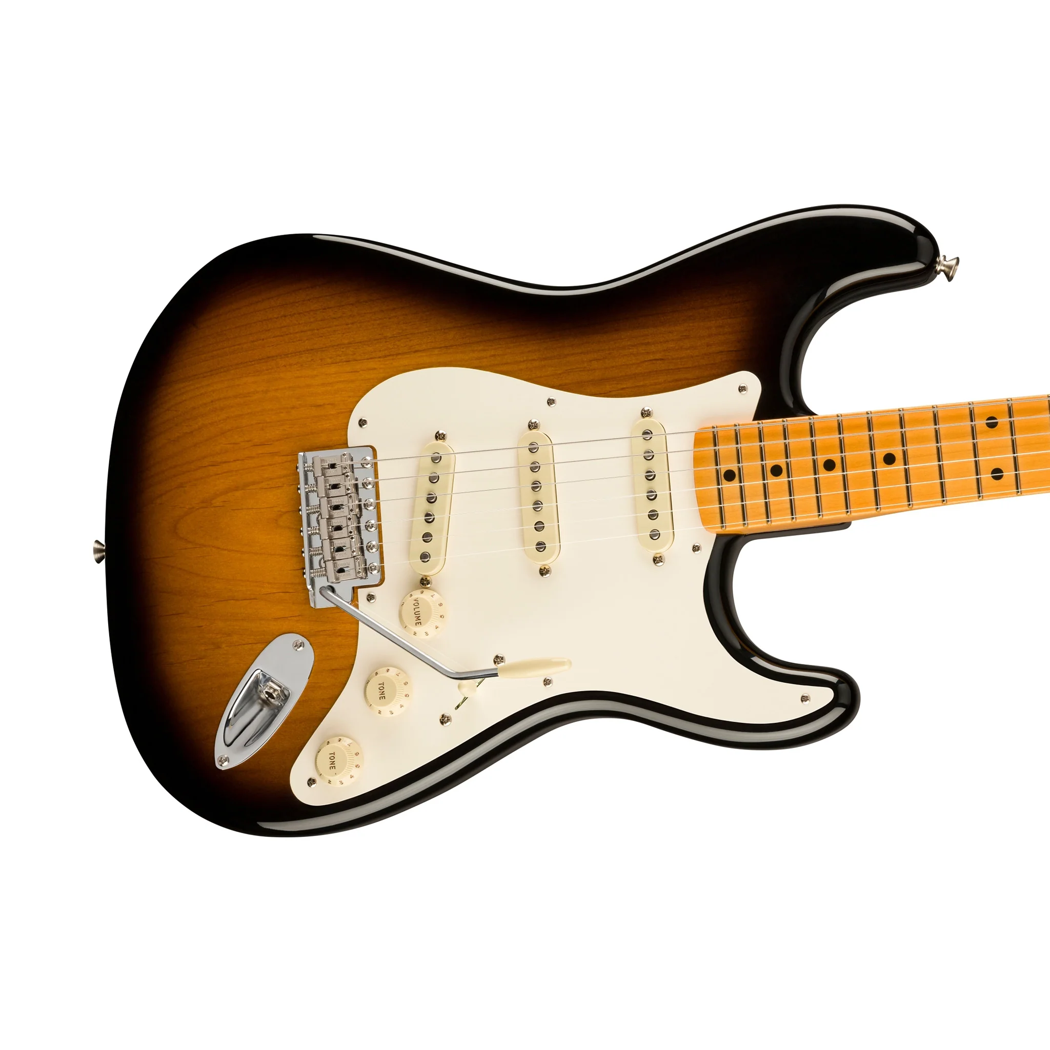 Fender American Vintage II 57 Stratocaster Electric Guitar, Maple FB, 2-Tone Sunburst (B-Stock) - Image 5