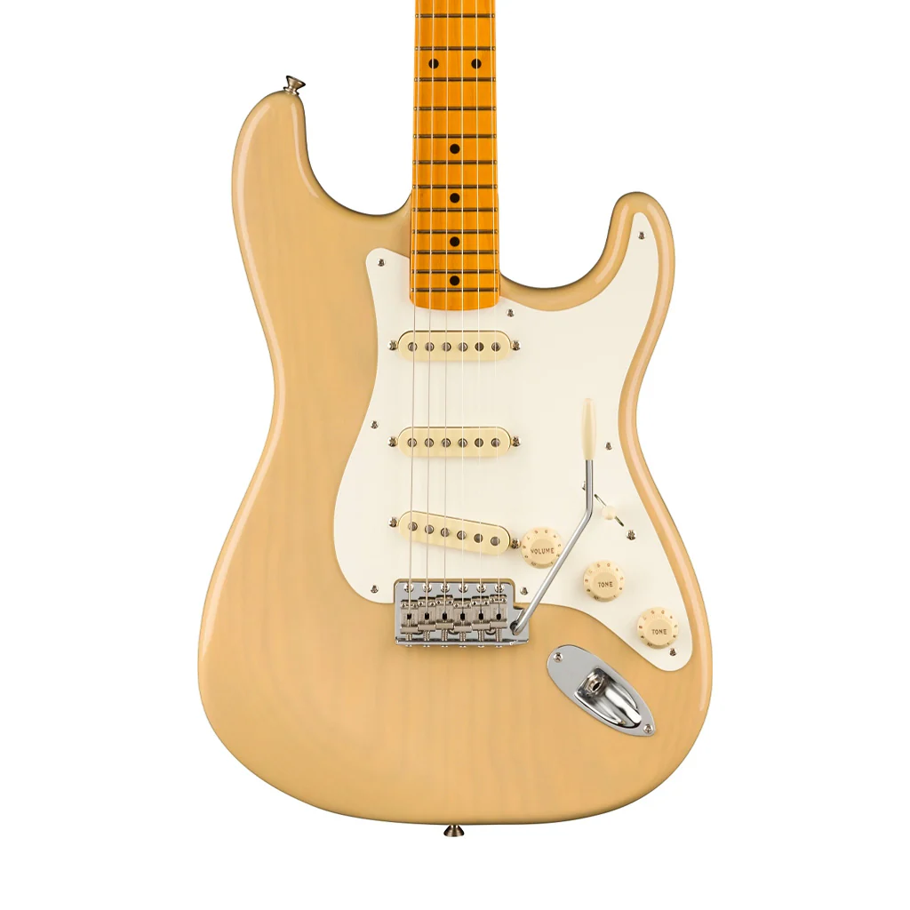 Fender American Vintage II 57 Stratocaster Electric Guitar, Maple FB, Vintage Blonde - Image 3