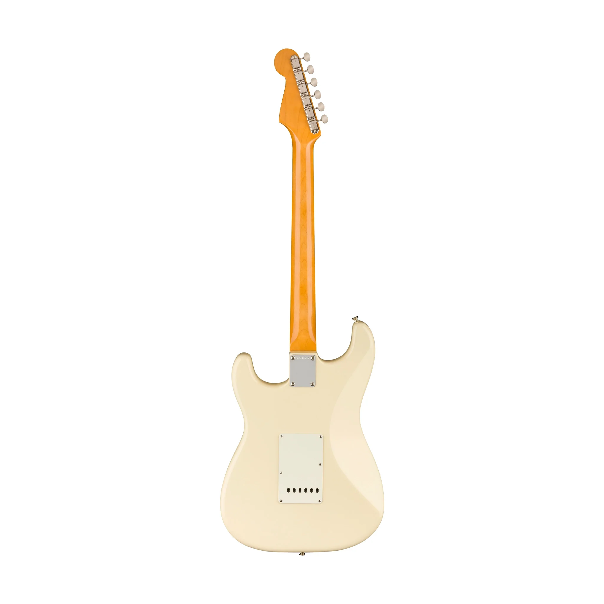 Fender American Vintage II 61 Stratocaster Electric Guitar, RW FB, Olympic White - Image 2
