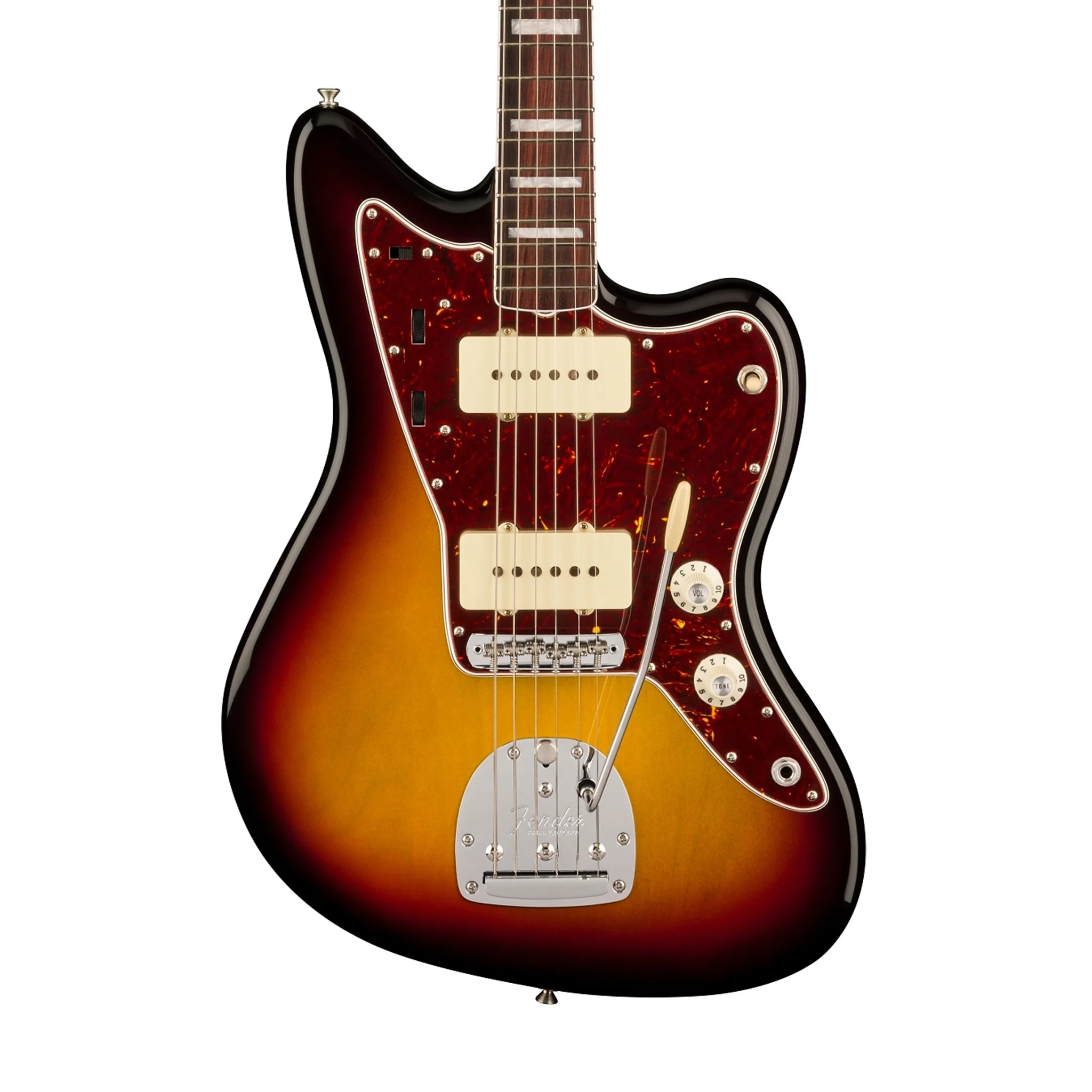 Fender American Vintage II 66 Jazzmaster Electric Guitar, RW FB, 3-Tone Sunburst - Image 3