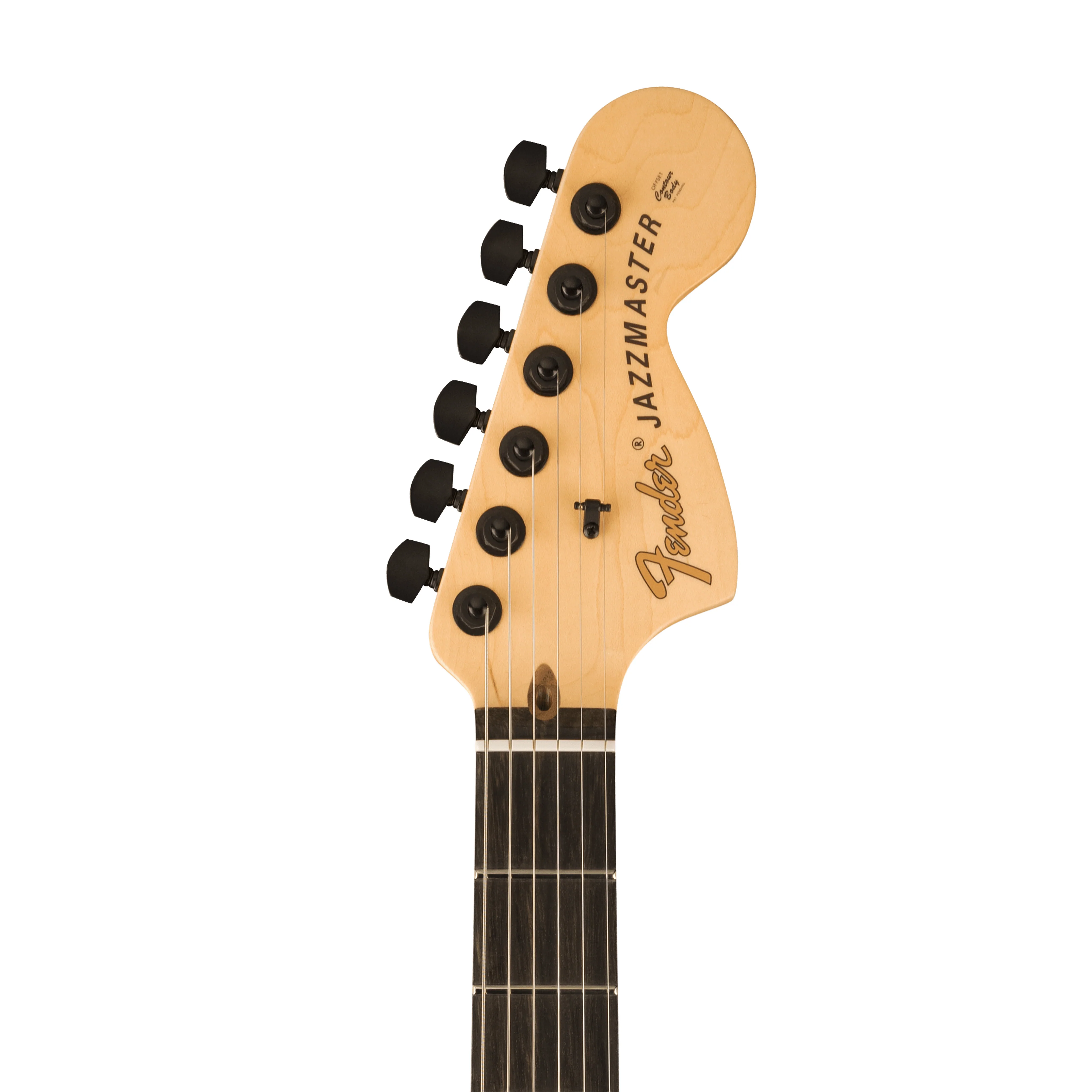 Fender Artist Jim Root Jazzmaster Guitar, Ebony Neck, Flat Black - Image 4