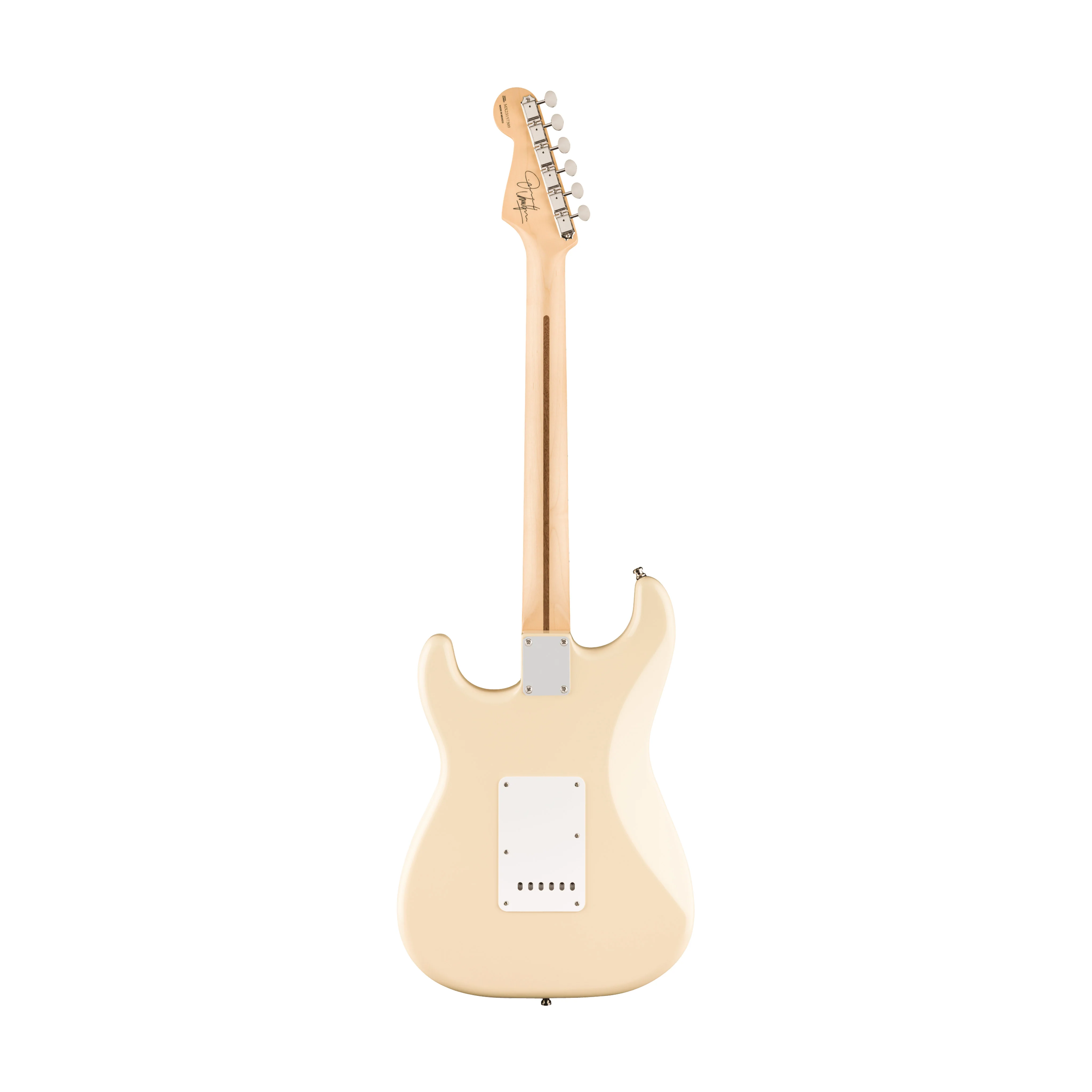 Fender Artist Jimmie Vaughan Tex Mex Stratocaster Guitar, Maple Neck, Olympic White, w/Bag - Image 2