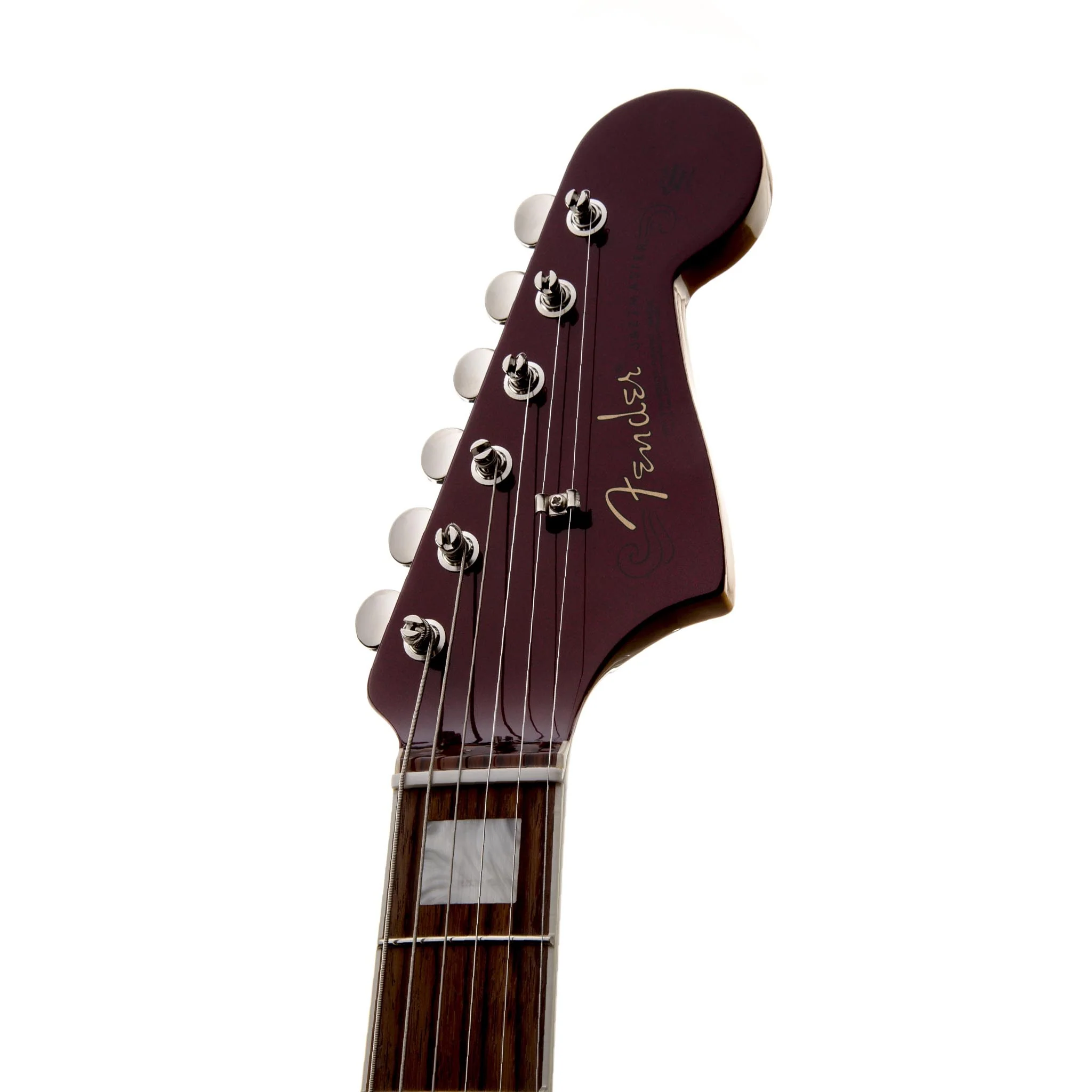 Fender Artist Troy Van Leeuwen Jazzmaster Guitar, RW Neck, Oxblood - Image 4