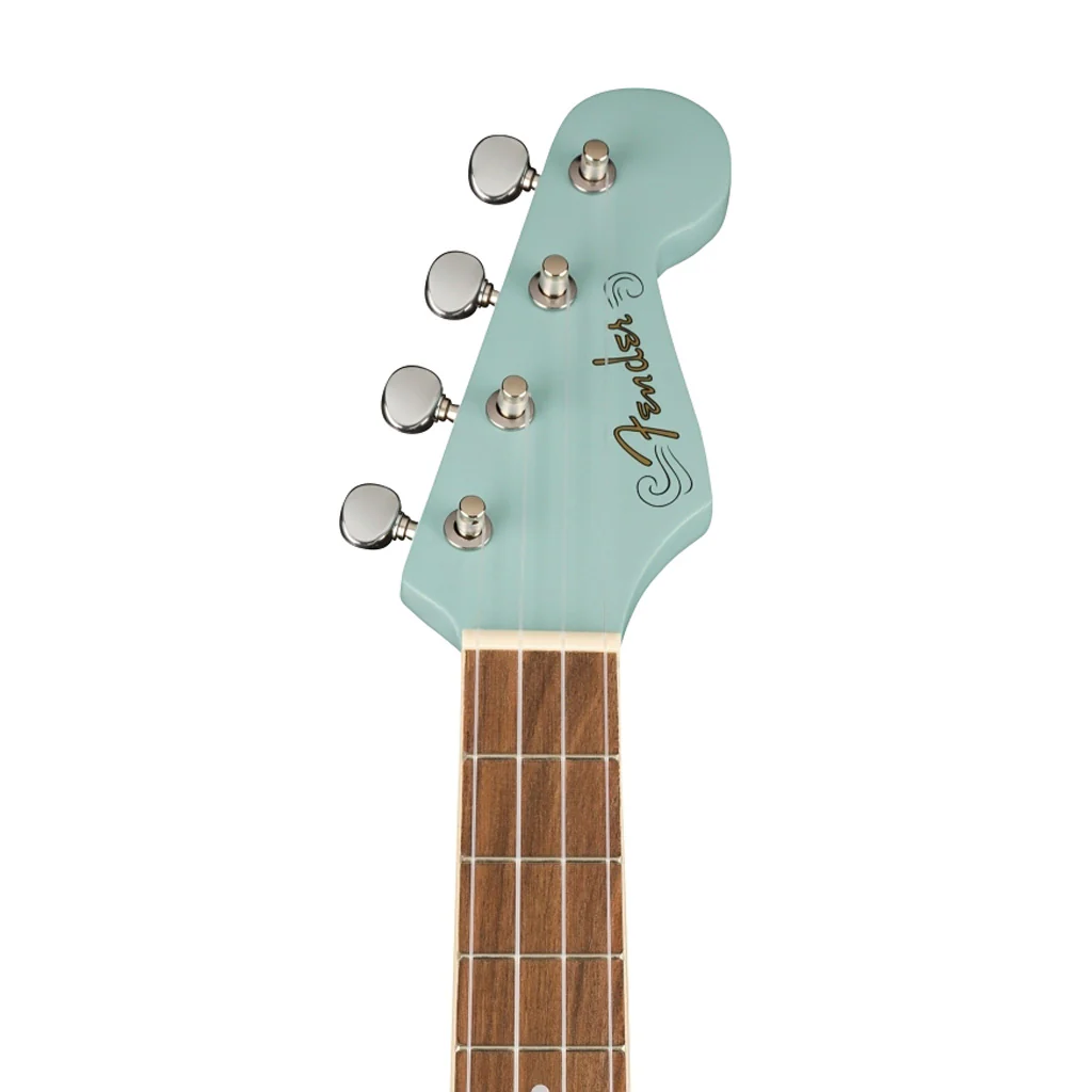 Fender Avalon Tenor Ukulele, Walnut FB, Daphne Blue - Image 7