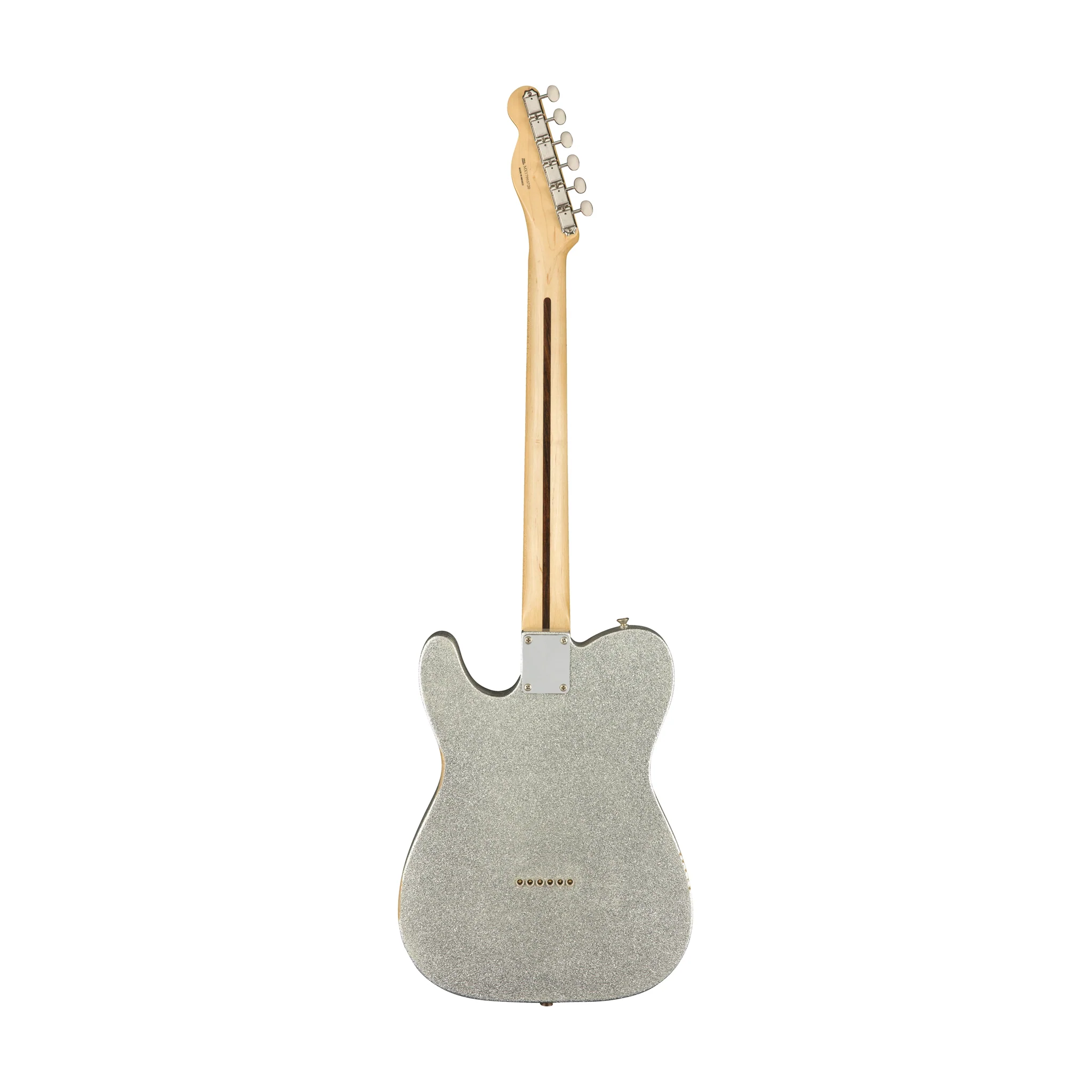 Fender Brad Paisley Road Worn Telecaster Electric Guitar, Maple FB, Silver Sparkle - Image 2