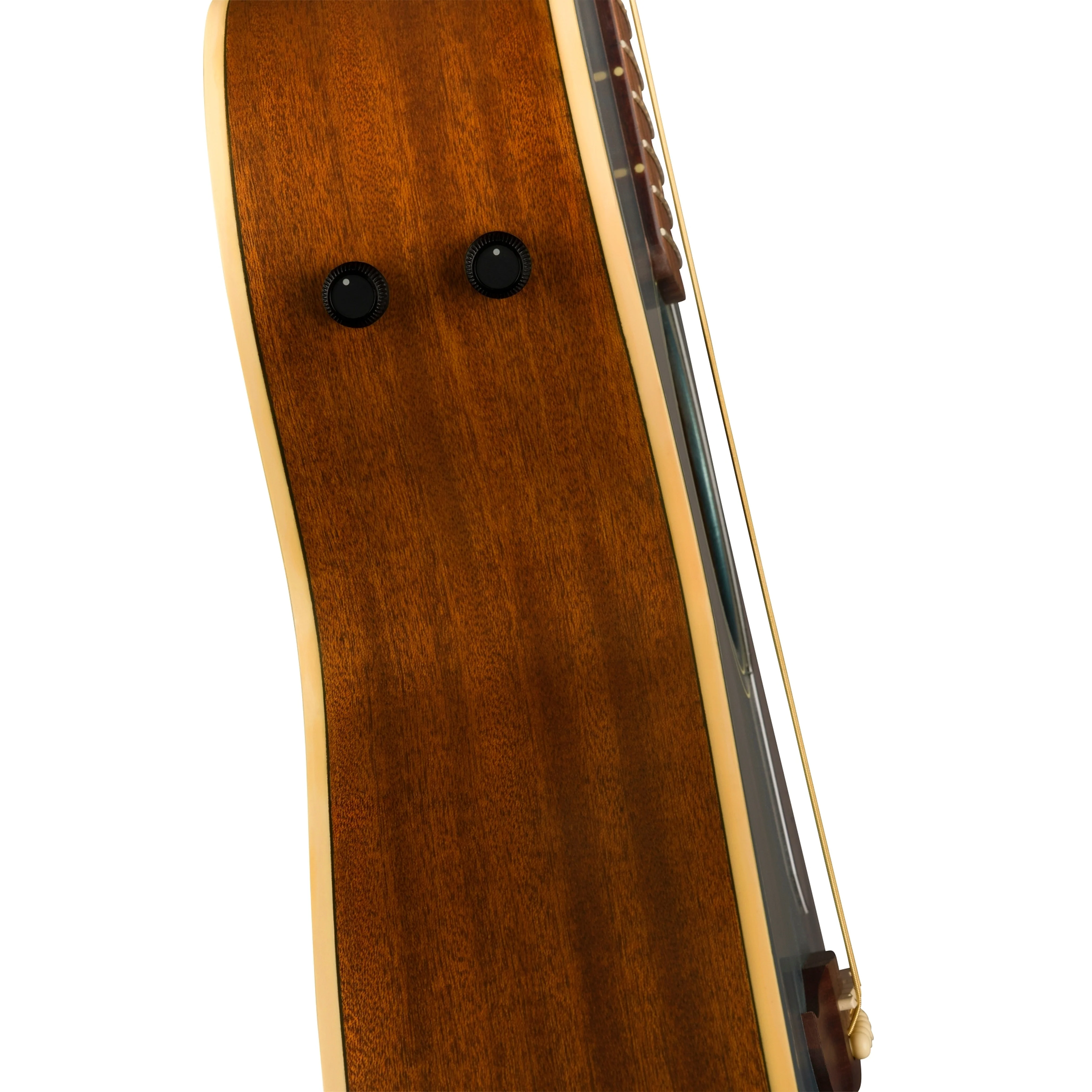 Fender California Newporter Player Medium-Sized Acoustic Guitar, Walnut FB, Tidepool - Image 9
