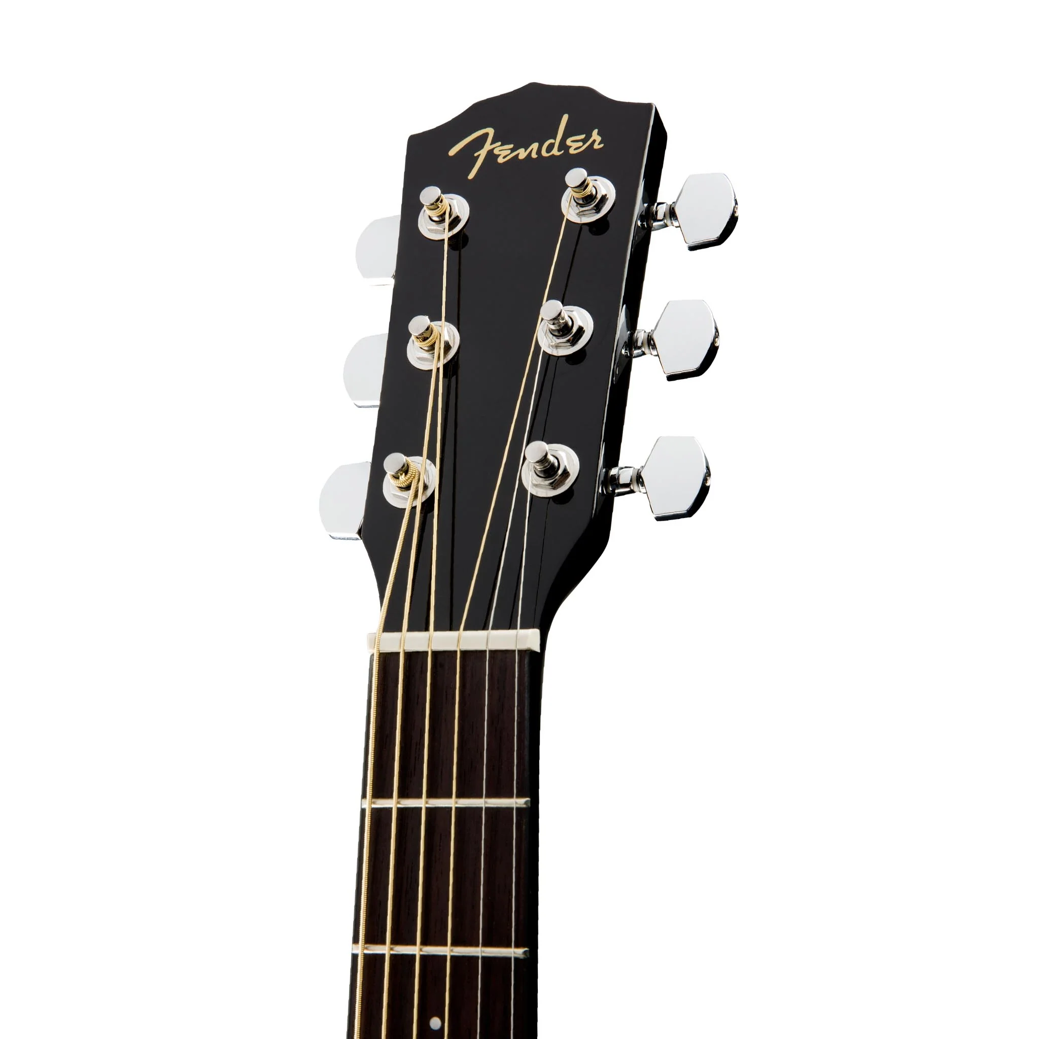 Fender CC-60SCE Concert Acoustic Guitar, Walnut FB, Black - Image 5